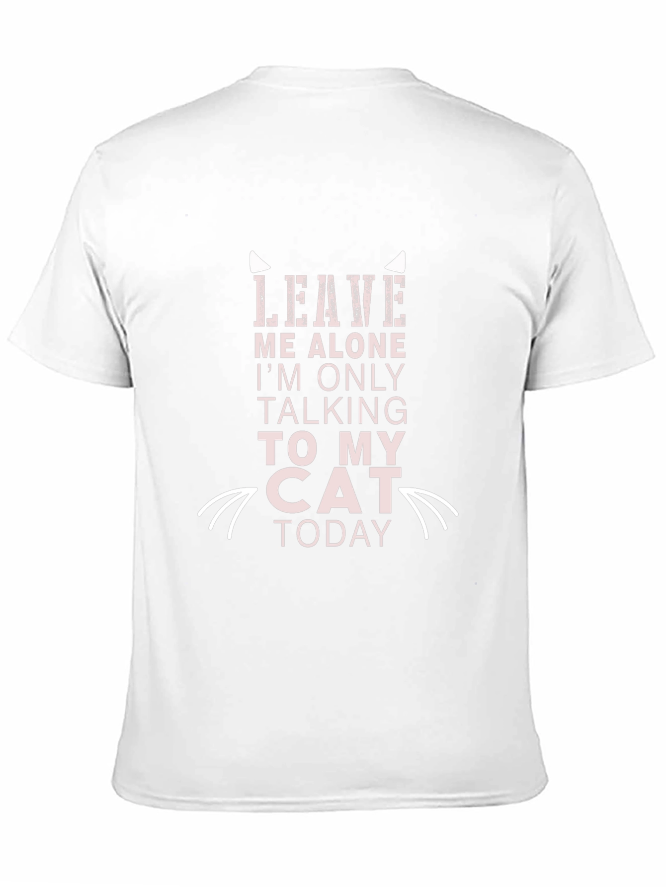 Leave Me Alone Cat Lover Tee