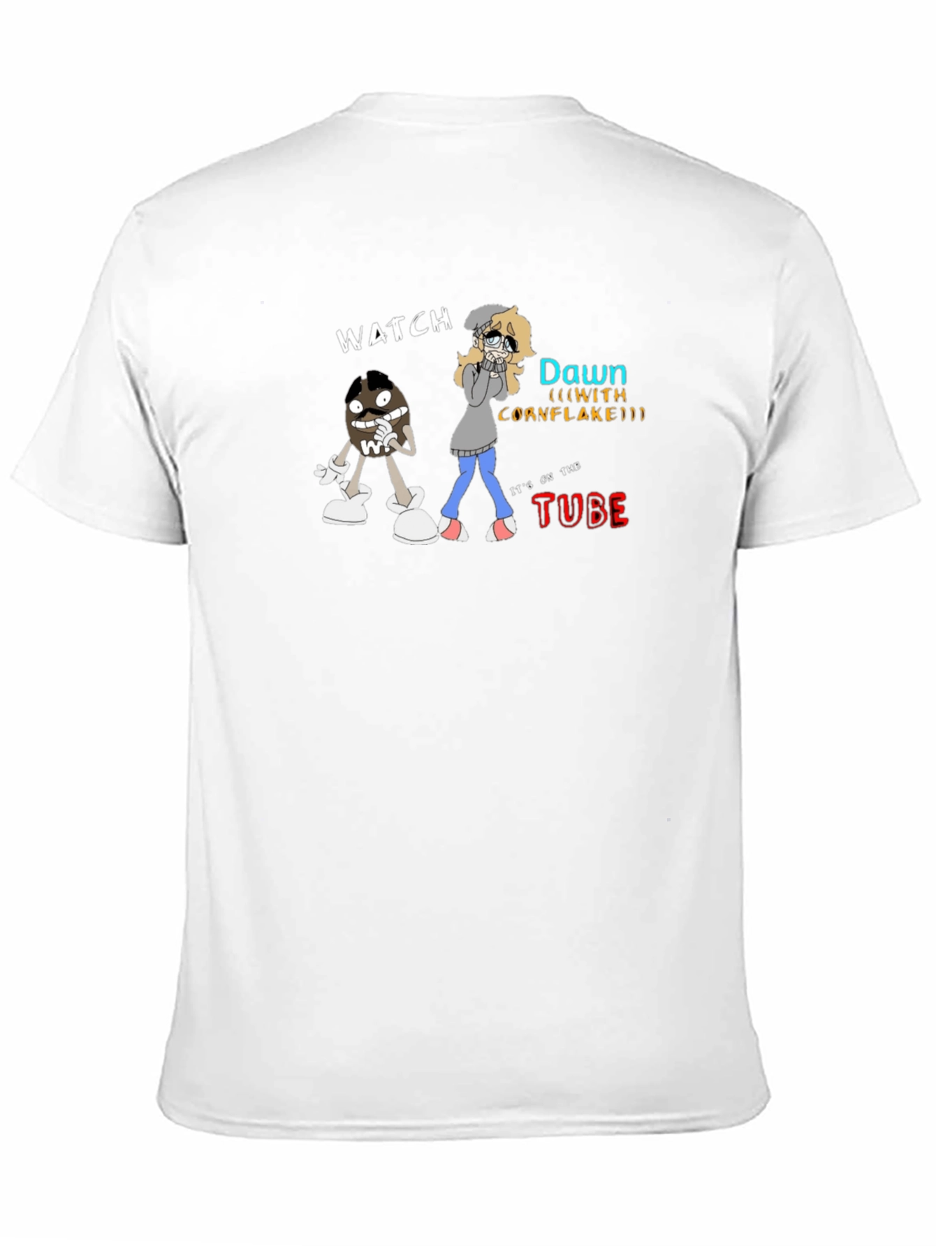 Cartoon Graphic Tee - Watch Dawn on the Tube!
