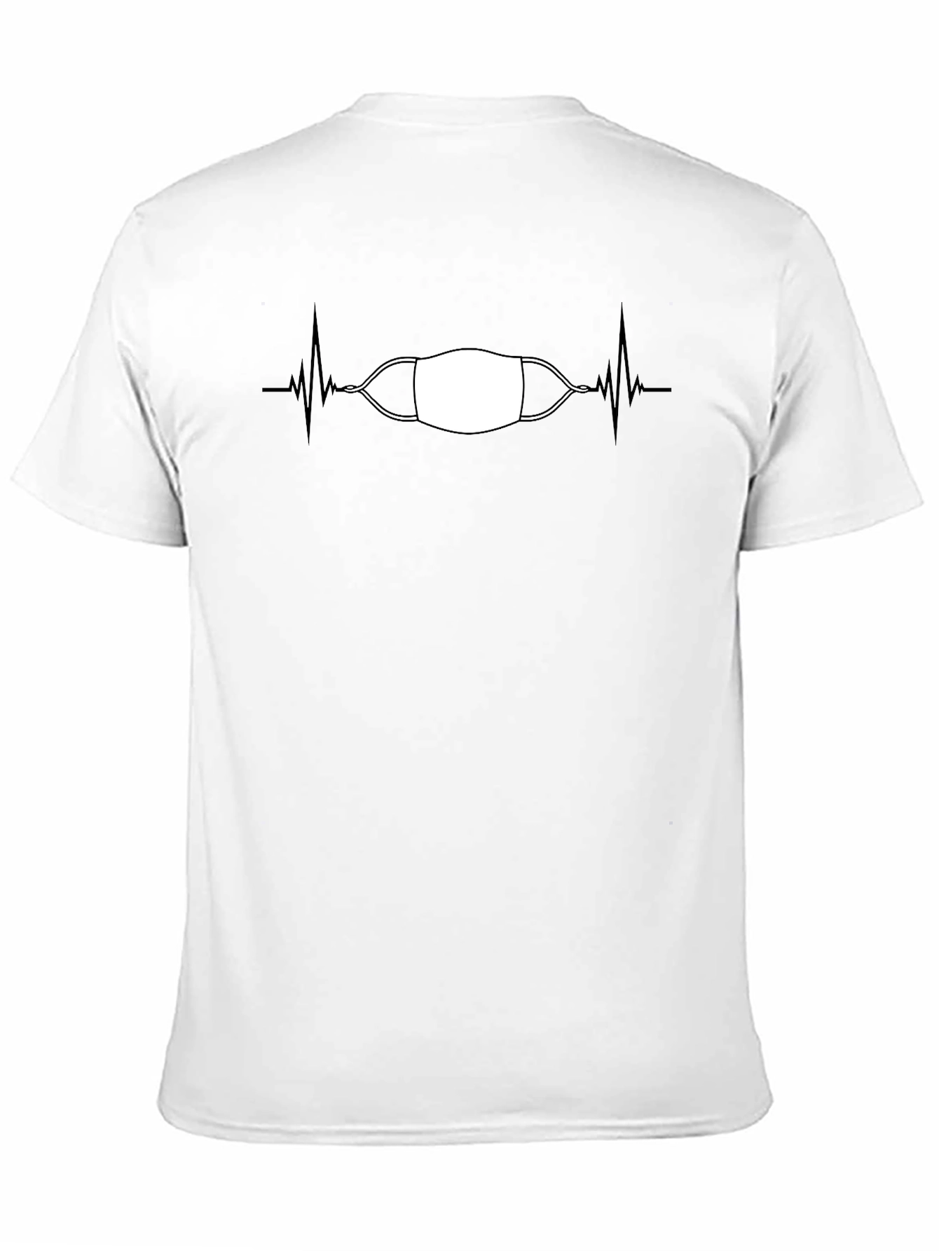 Mask Life Tee - Heartbeat Graphic T-Shirt
