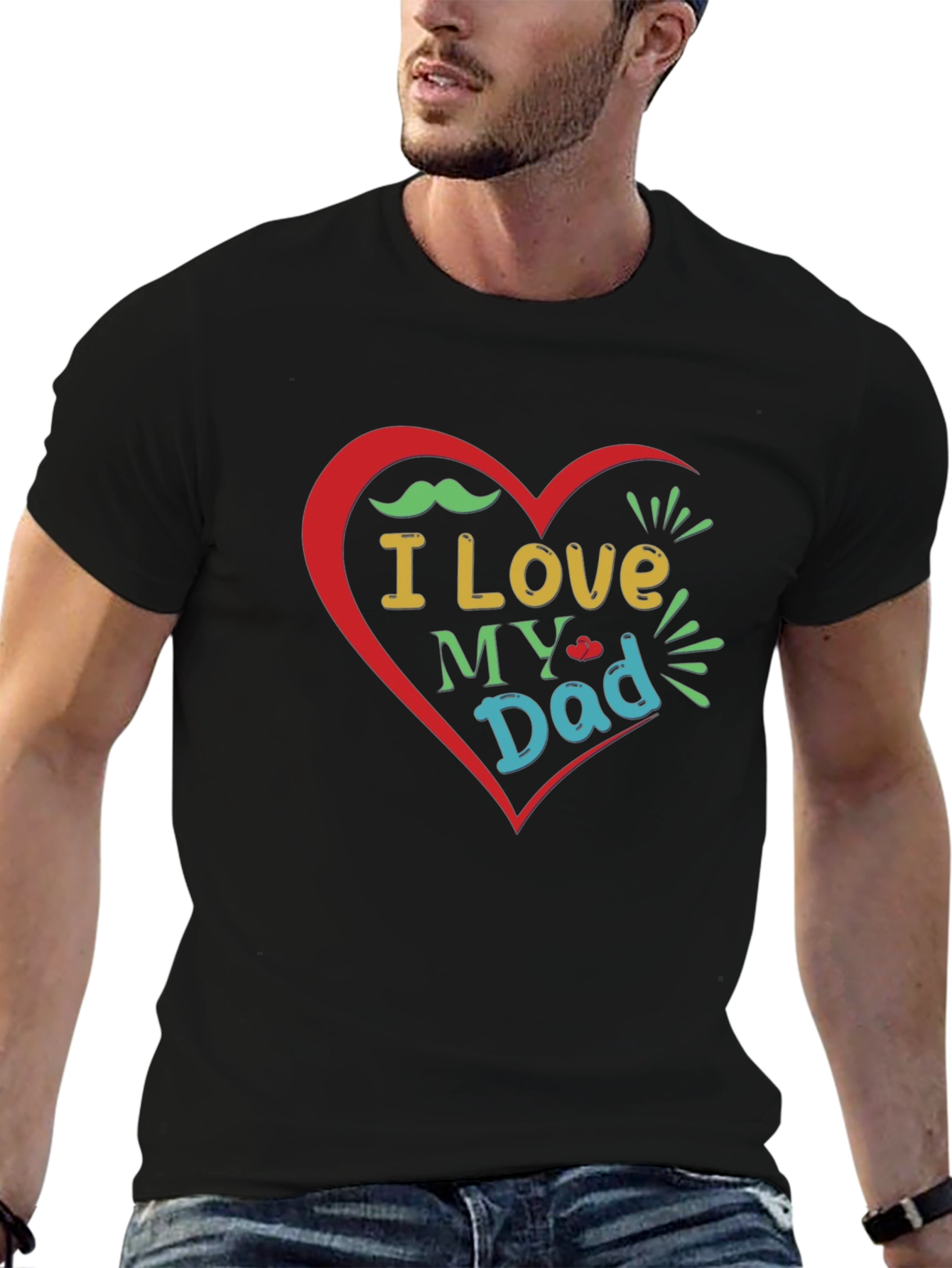 I Love My Dad Graphic T-Shirt
