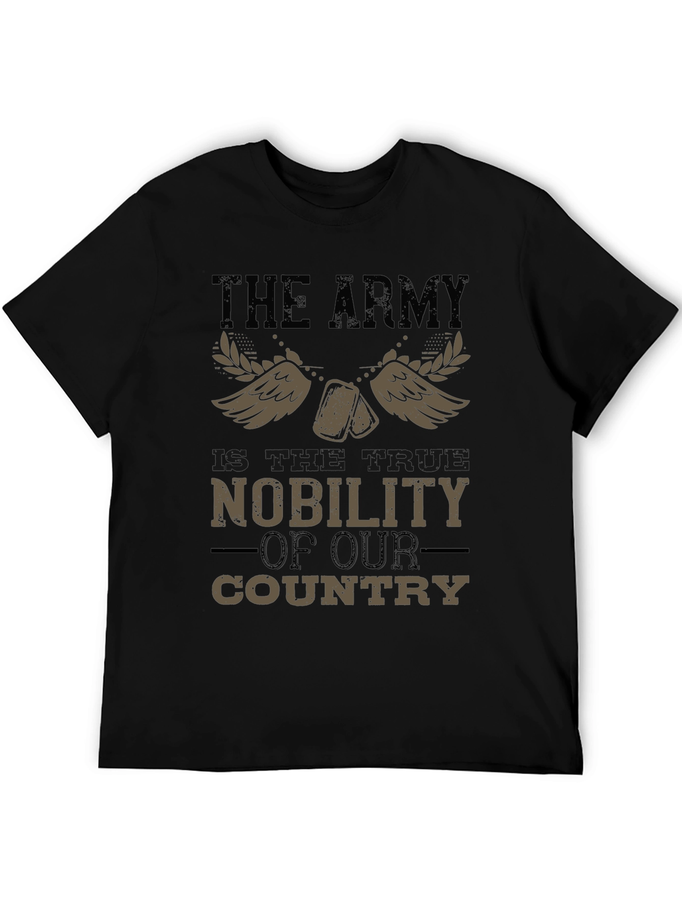 Army Nobility Graphic Tee - Patriotic Style