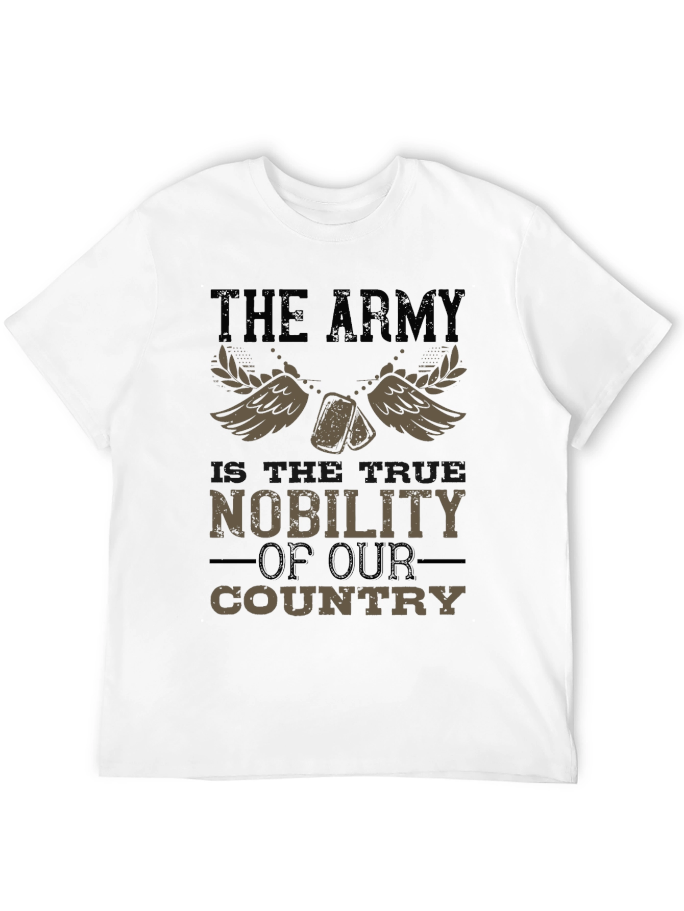 Army Nobility Graphic Tee - Patriotic Style