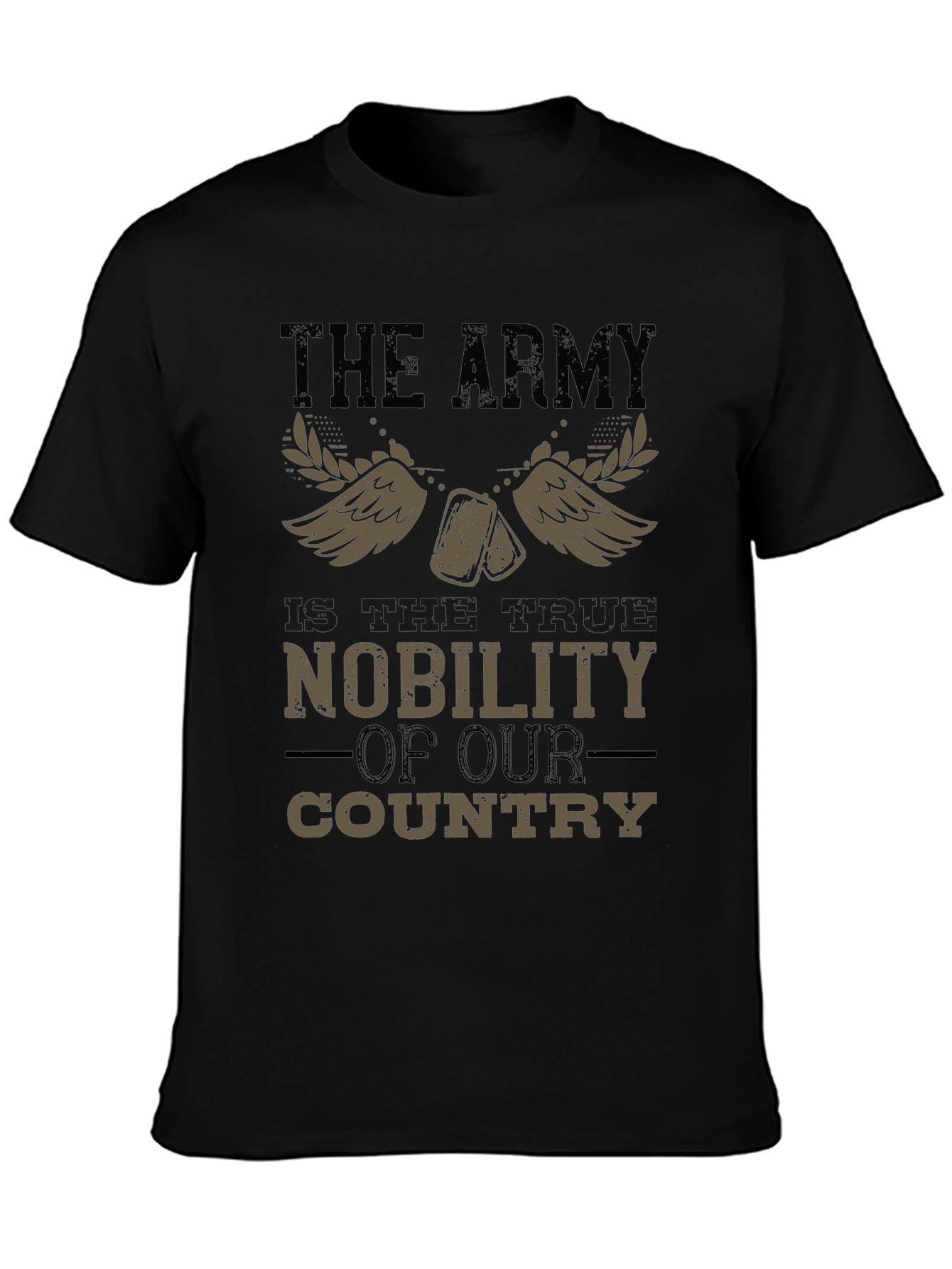 Army Nobility Graphic Tee - Patriotic Style