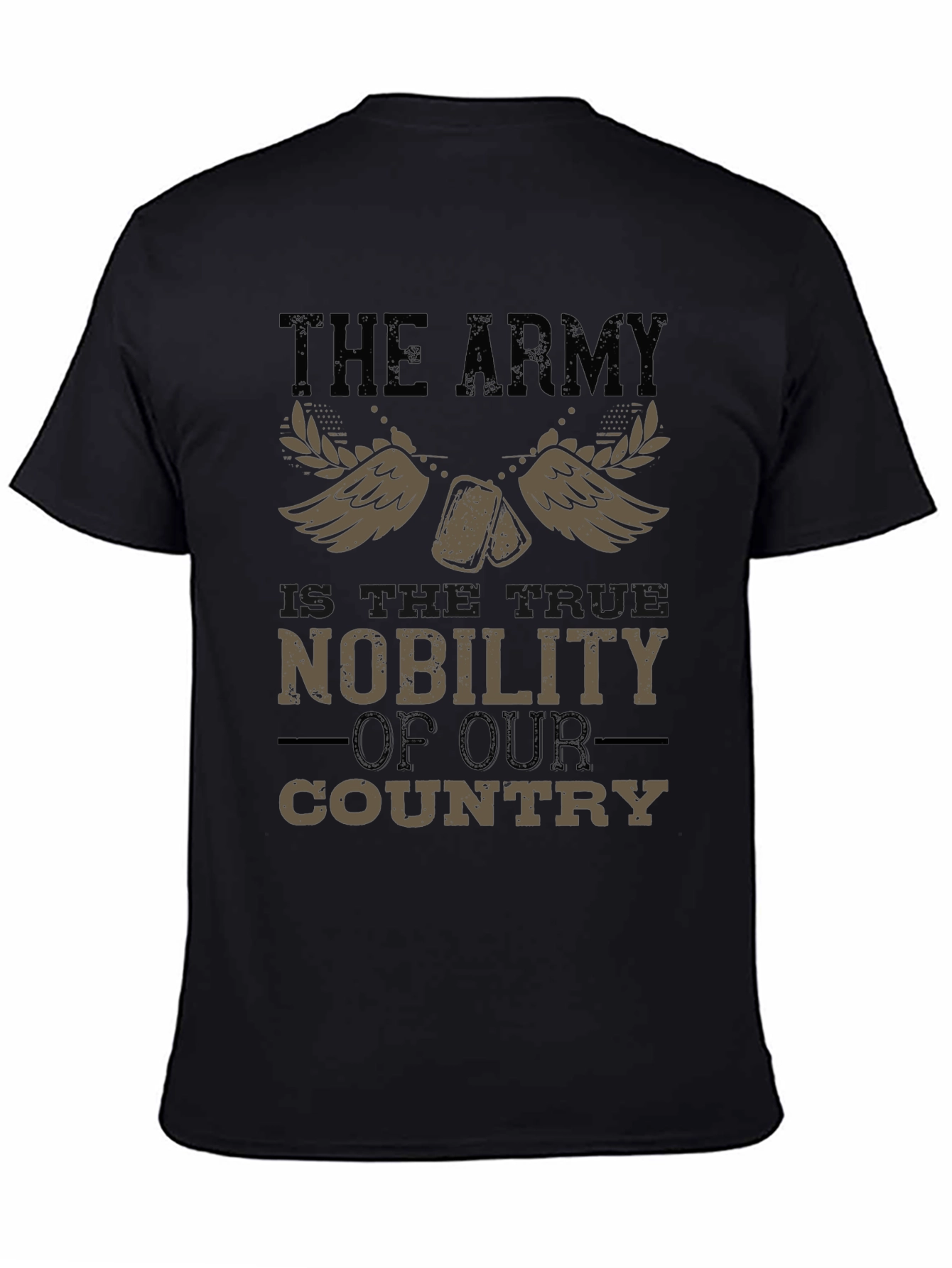 Army Nobility Graphic Tee - Patriotic Style