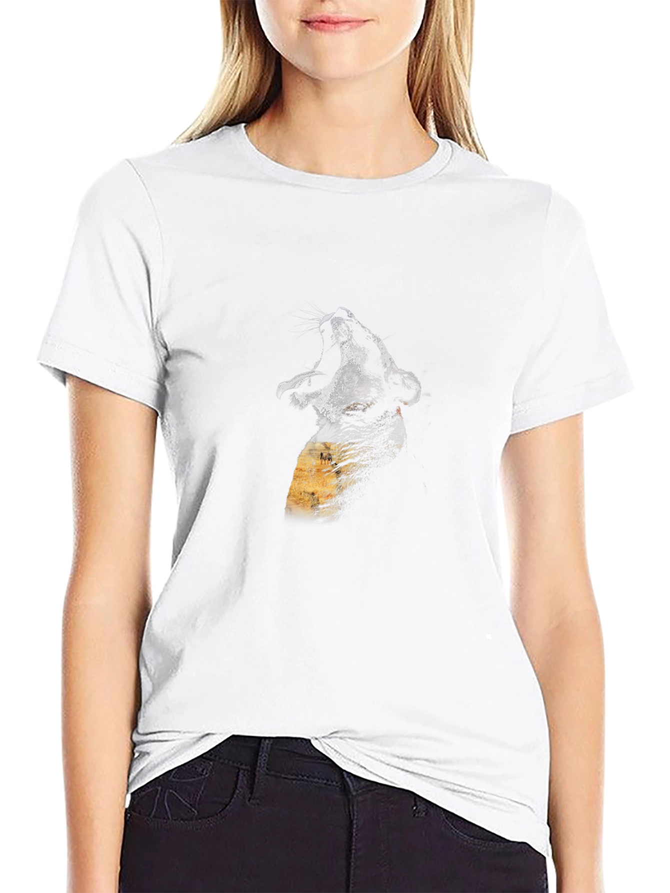 Roaring Lion Graphic Black T-Shirt