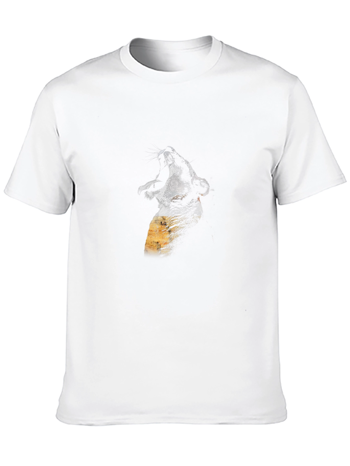 Roaring Lion Graphic Black T-Shirt