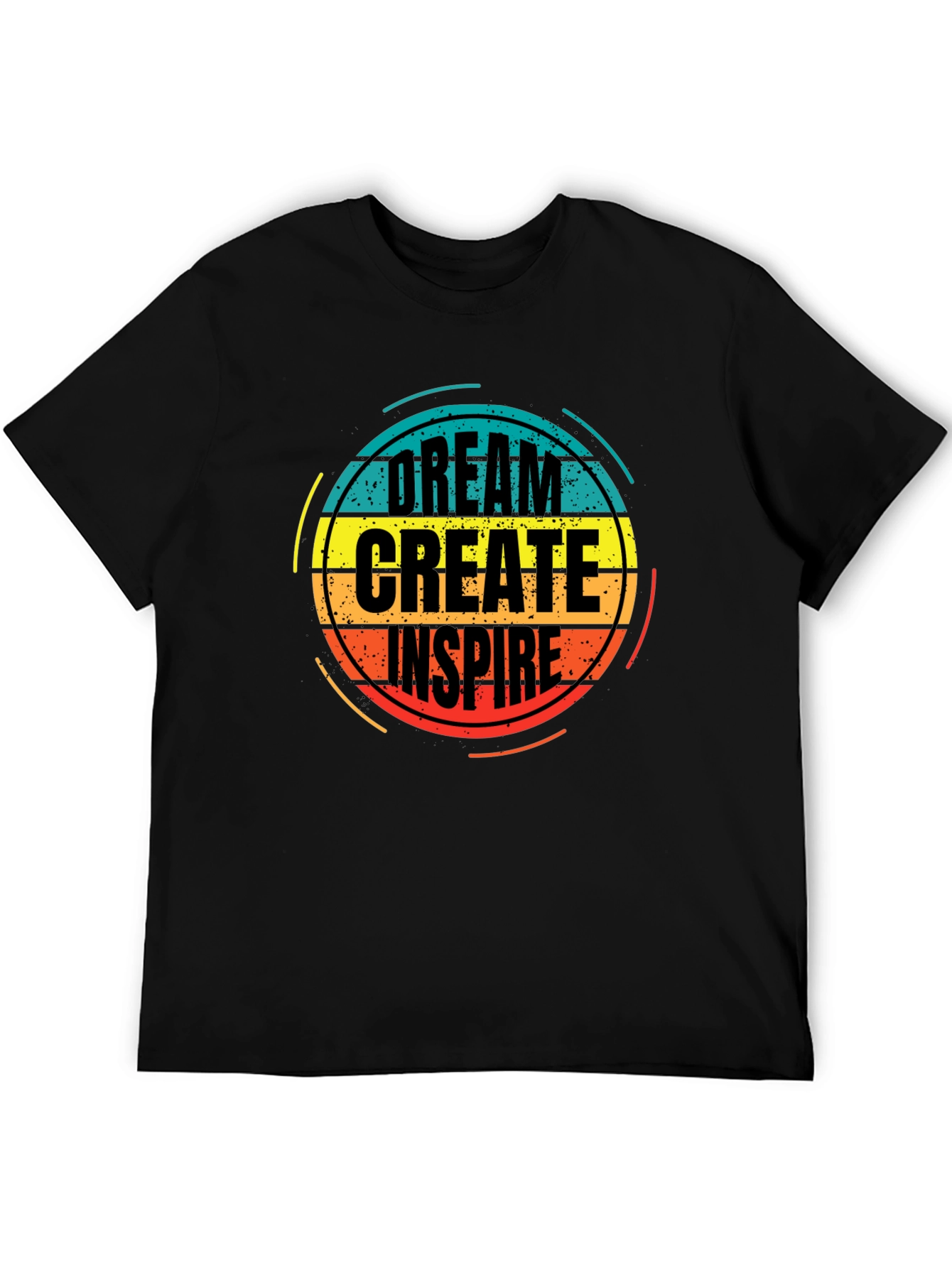 Dream Create Inspire Graphic Tee - Black