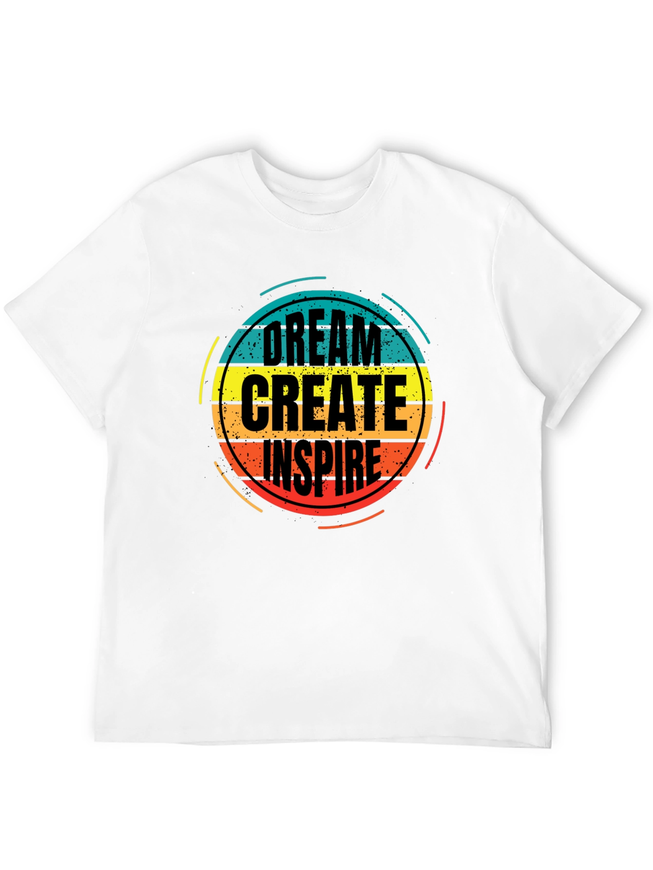Dream Create Inspire Graphic Tee - Black
