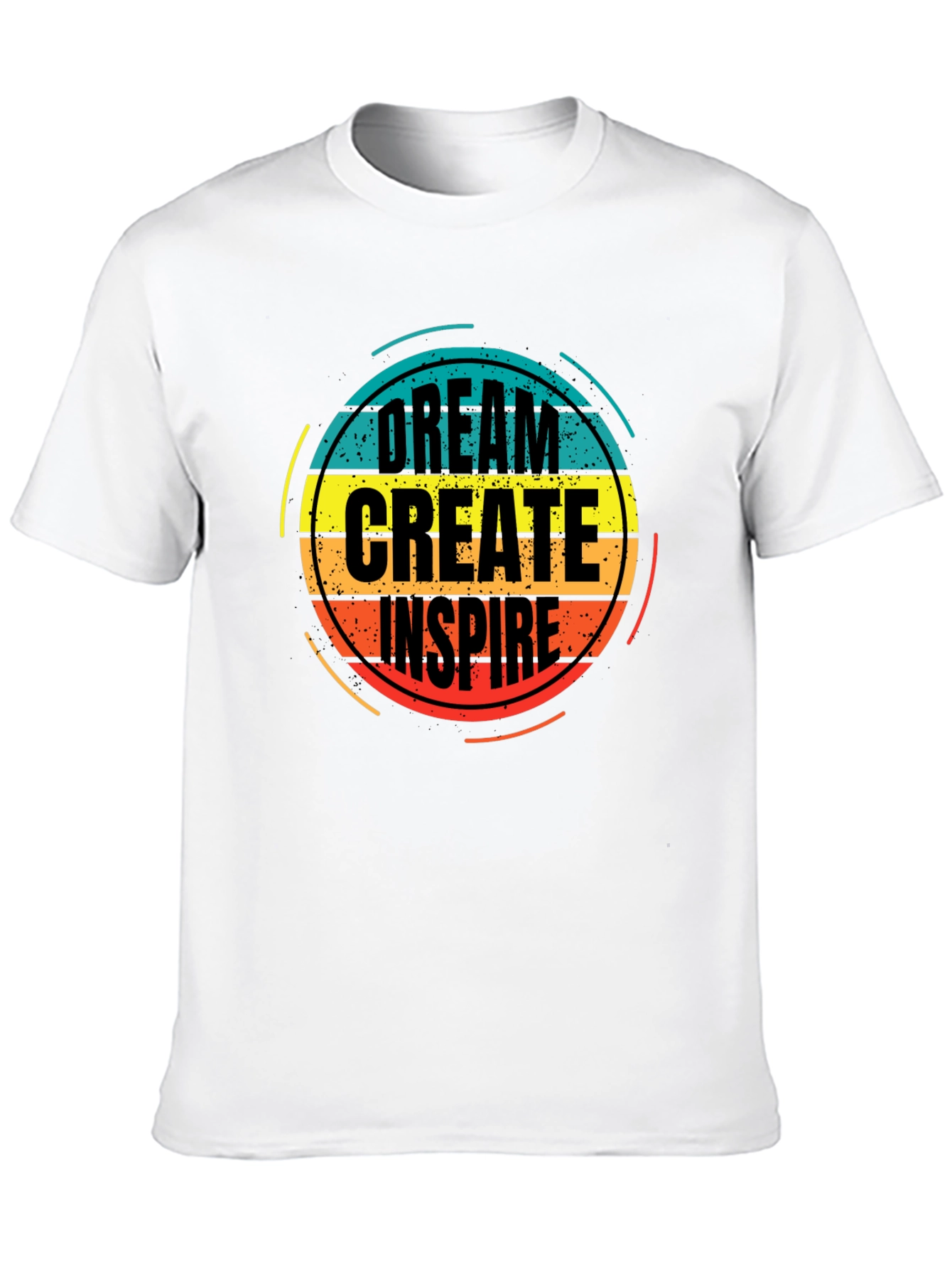 Dream Create Inspire Graphic Tee - Black