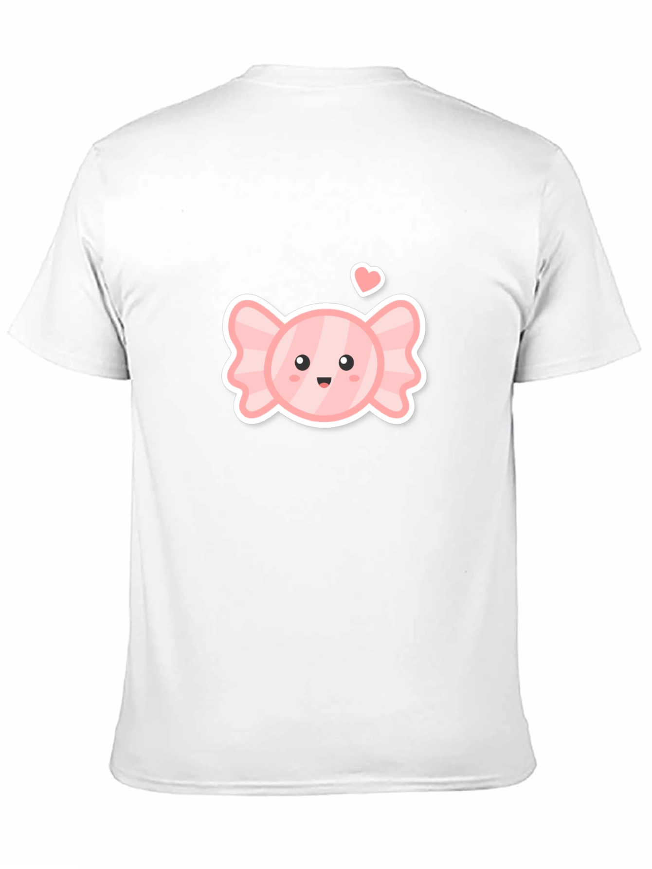 Cute Candy Heart Black T-Shirt