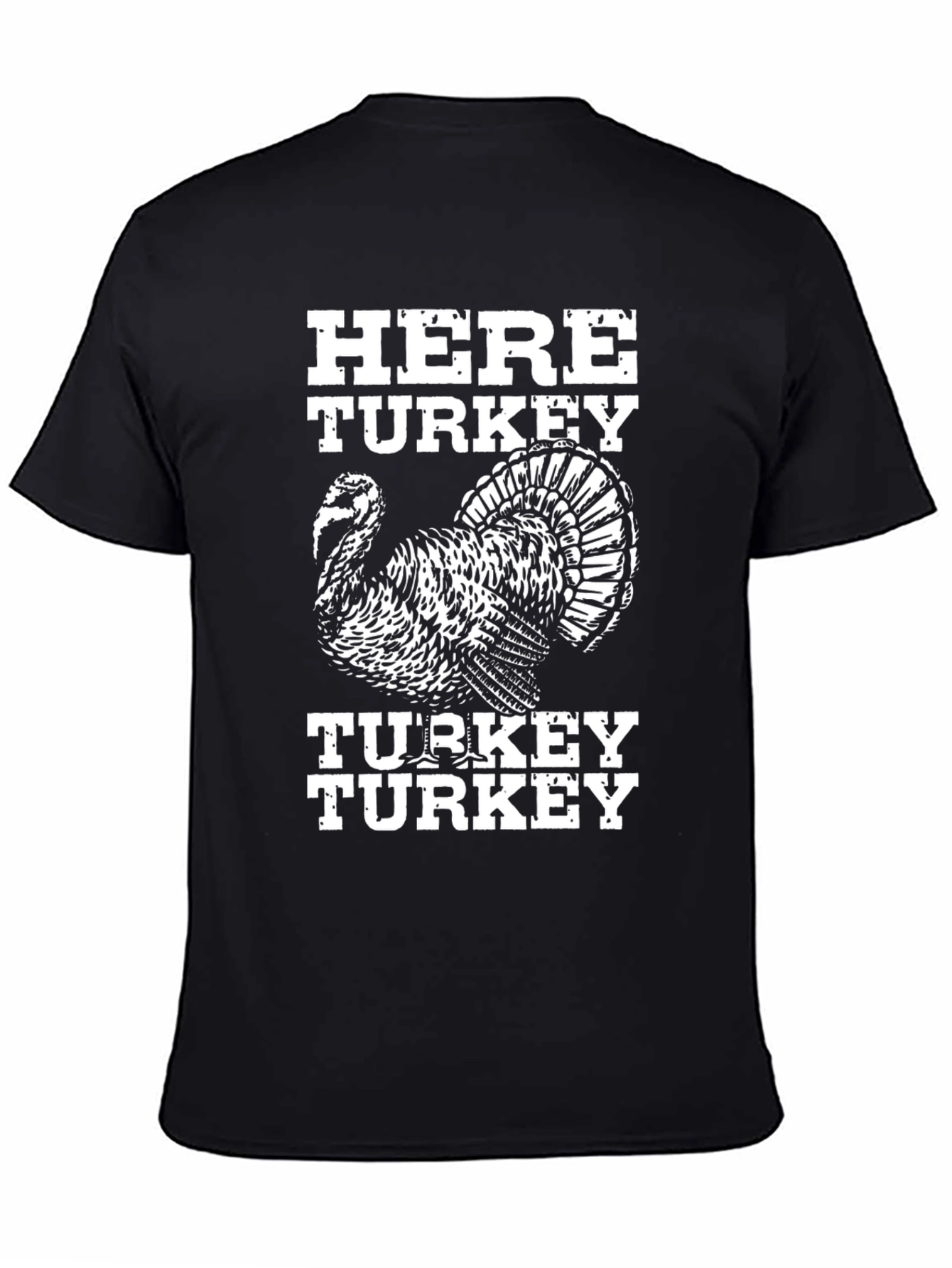 Here Turkey T-Shirt - Thanksgiving Festive Apparel