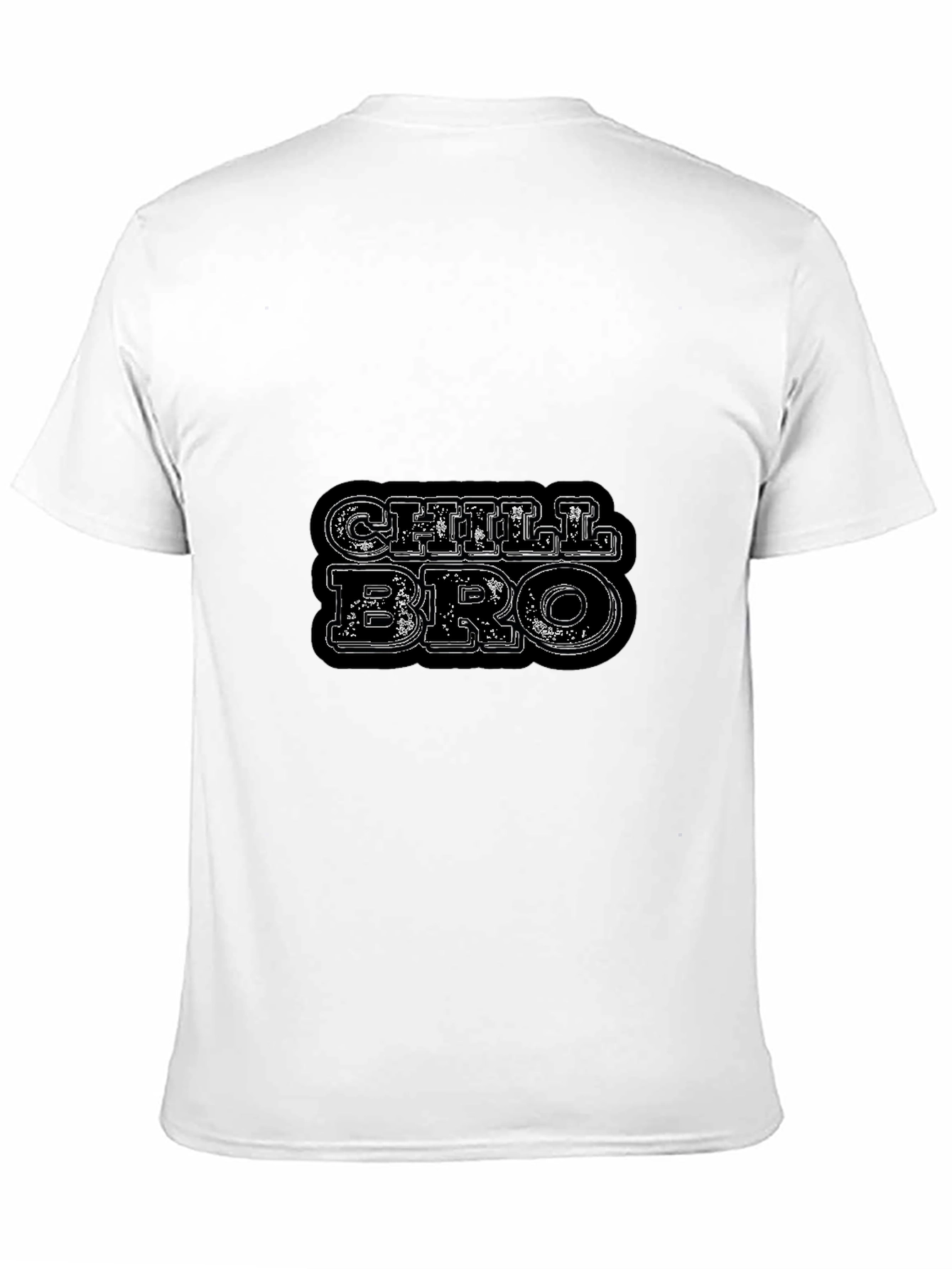 Chill Bro Black Graphic T-Shirt