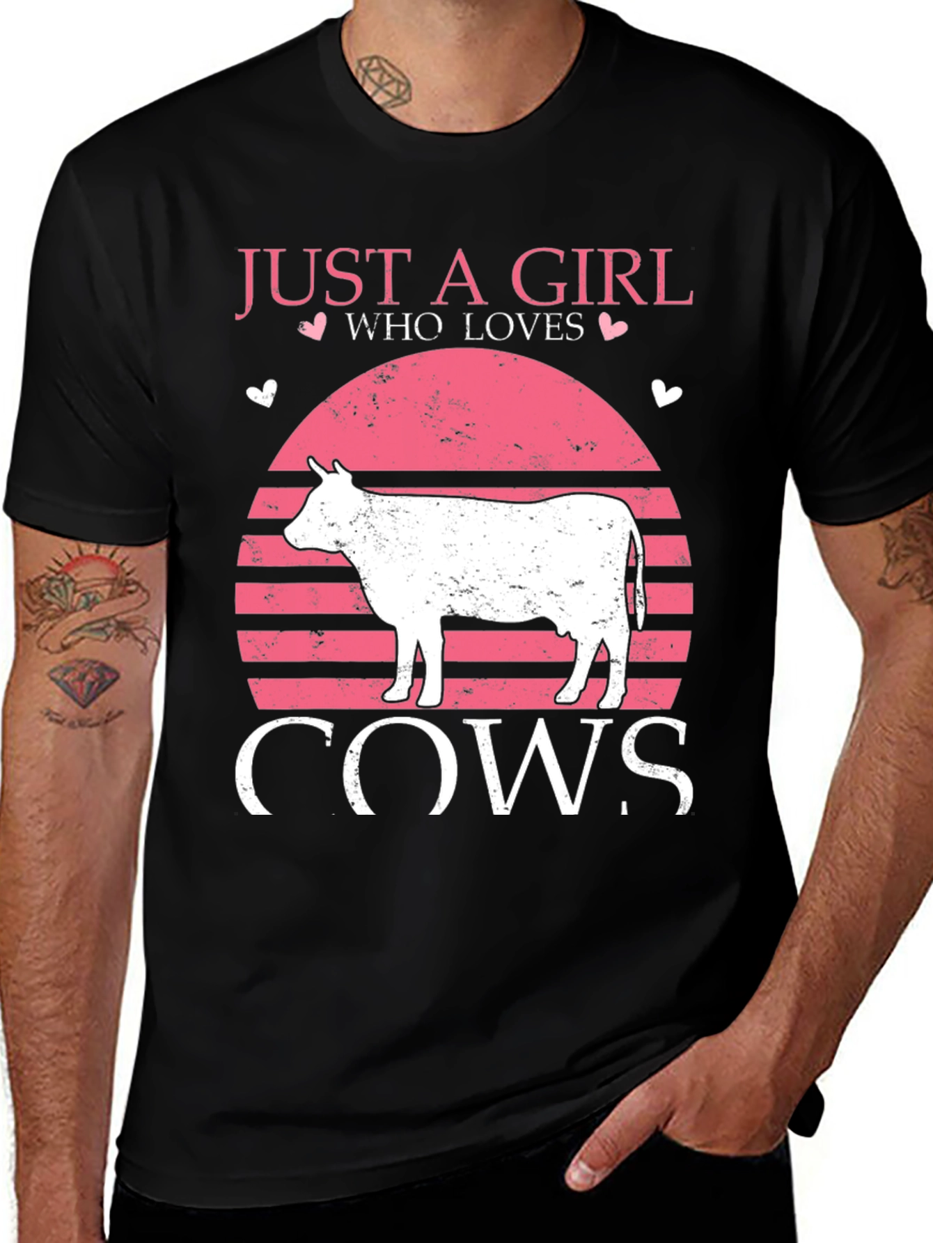 Just a Girl Who Loves Cows T-Shirt