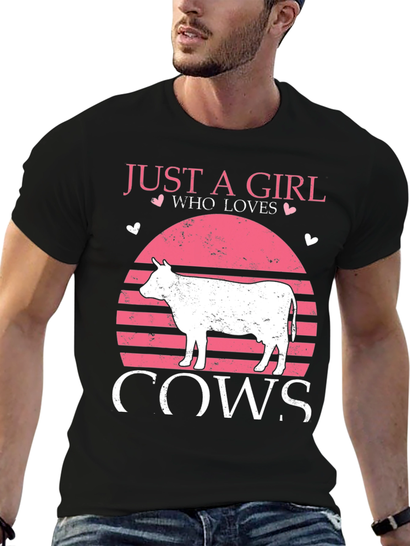 Just a Girl Who Loves Cows T-Shirt