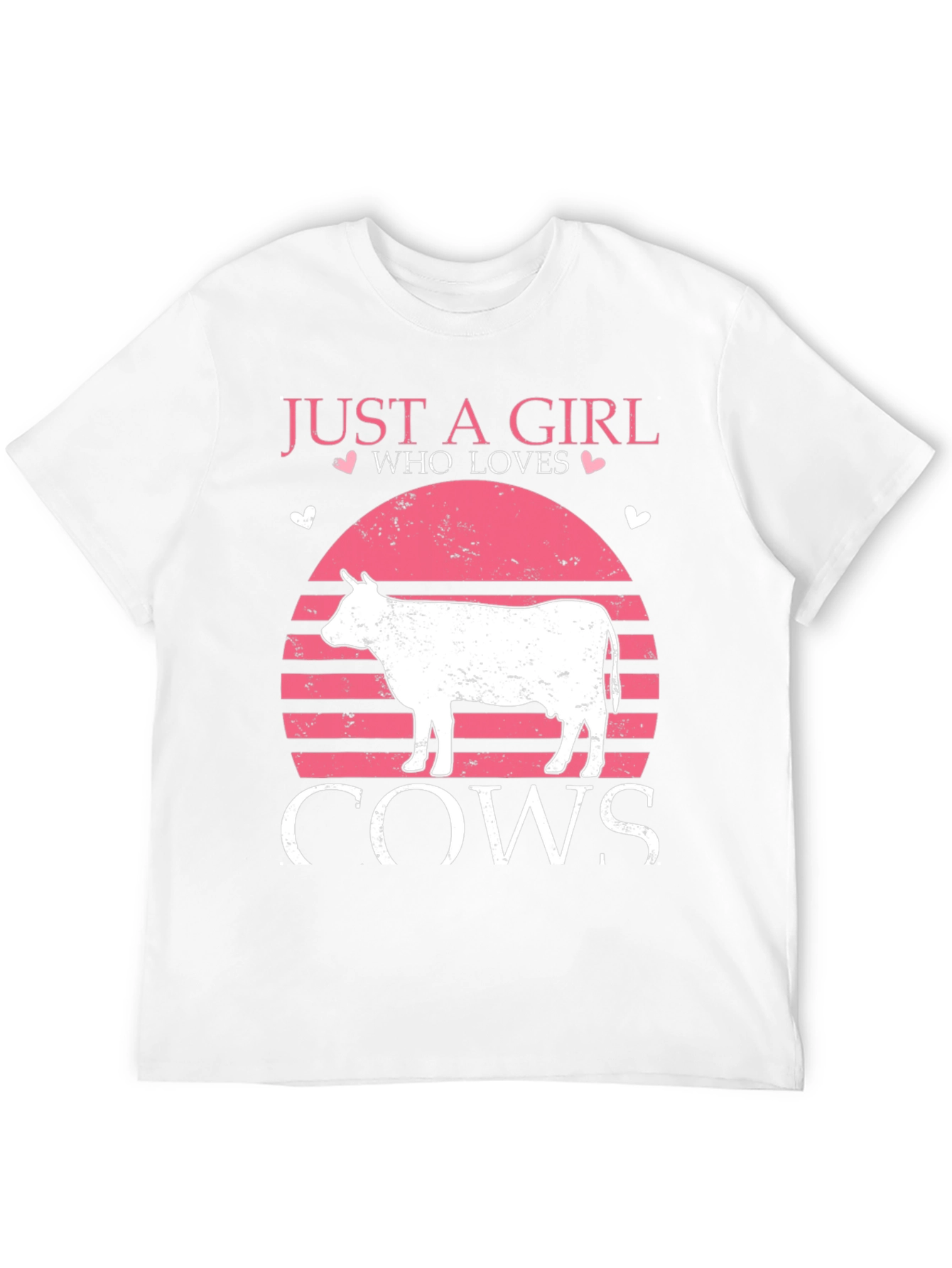 Just a Girl Who Loves Cows T-Shirt