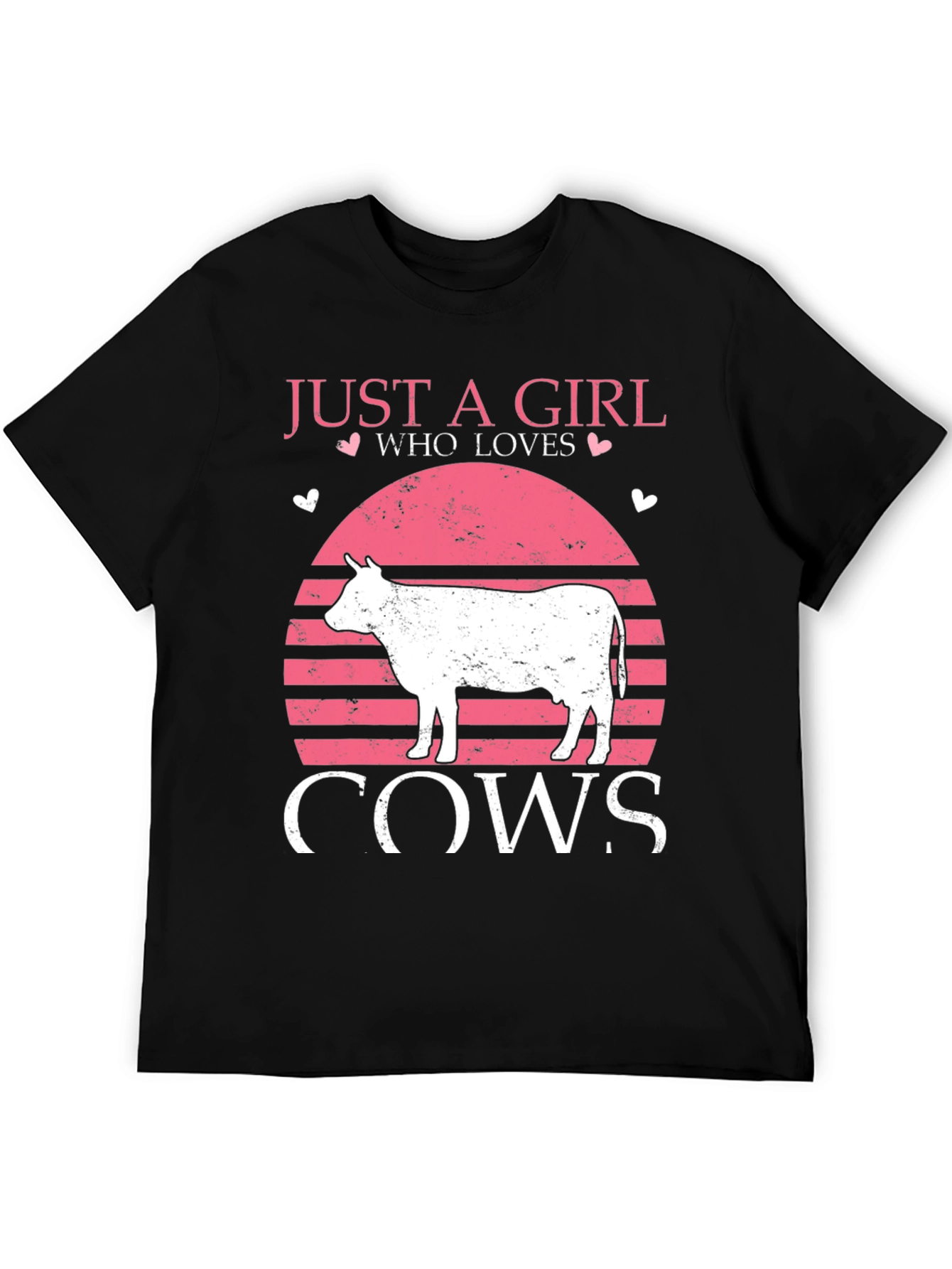 Just a Girl Who Loves Cows T-Shirt