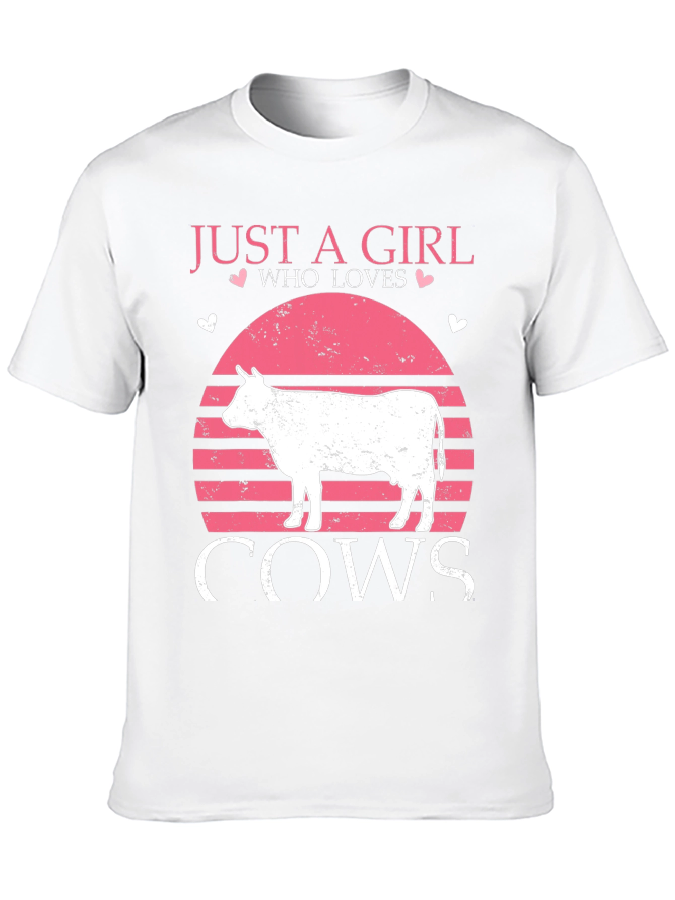 Just a Girl Who Loves Cows T-Shirt