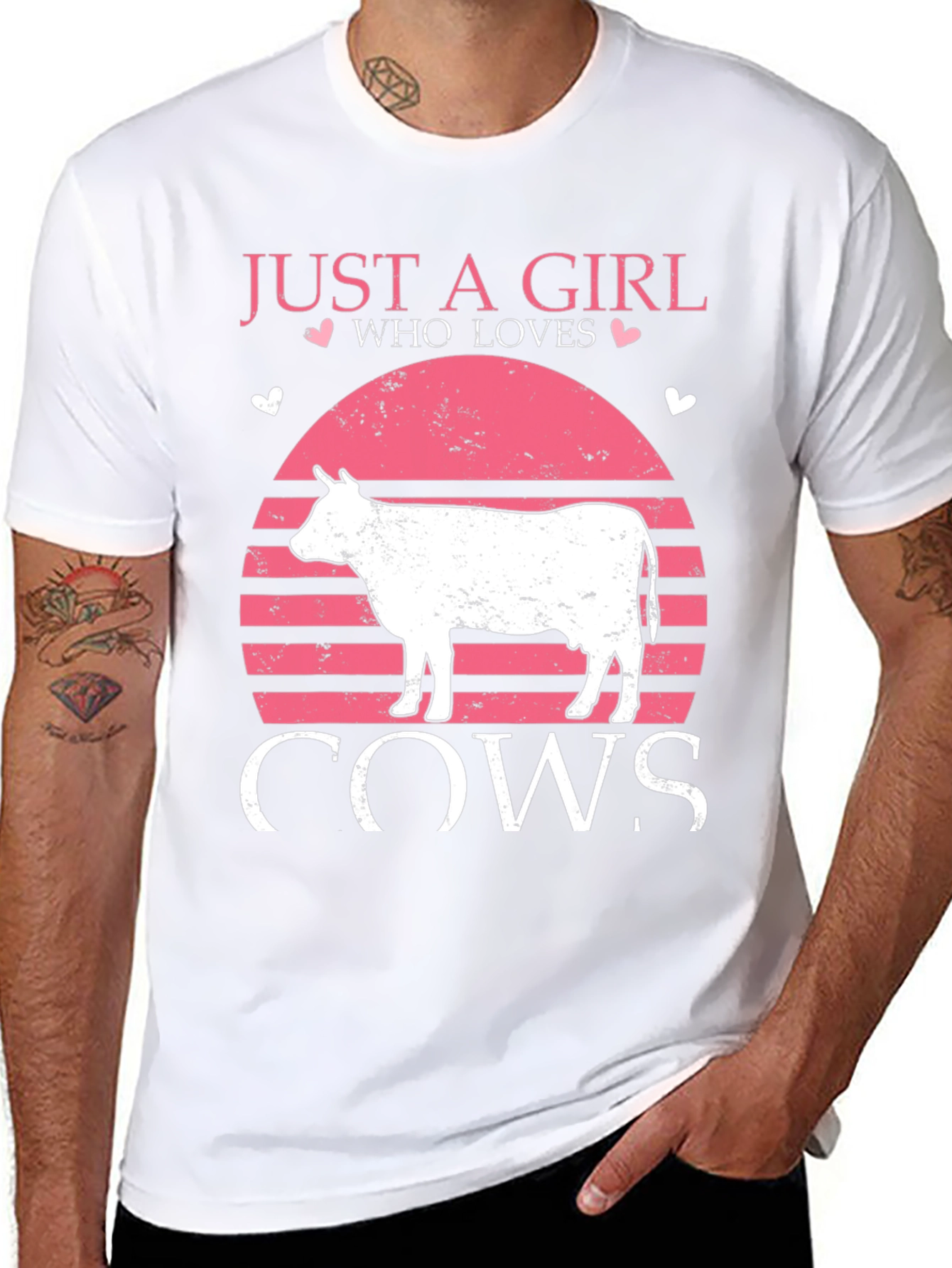 Just a Girl Who Loves Cows T-Shirt