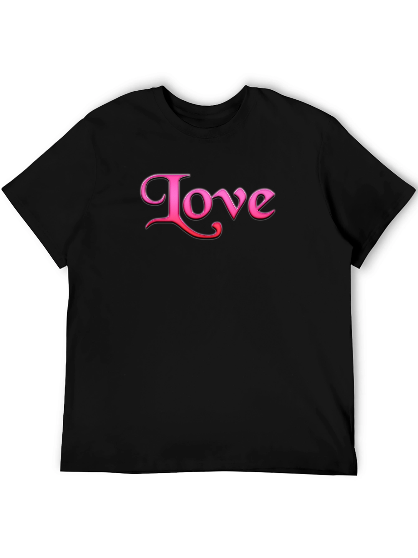 Love Graphic Tee - Stylish Black T-Shirt