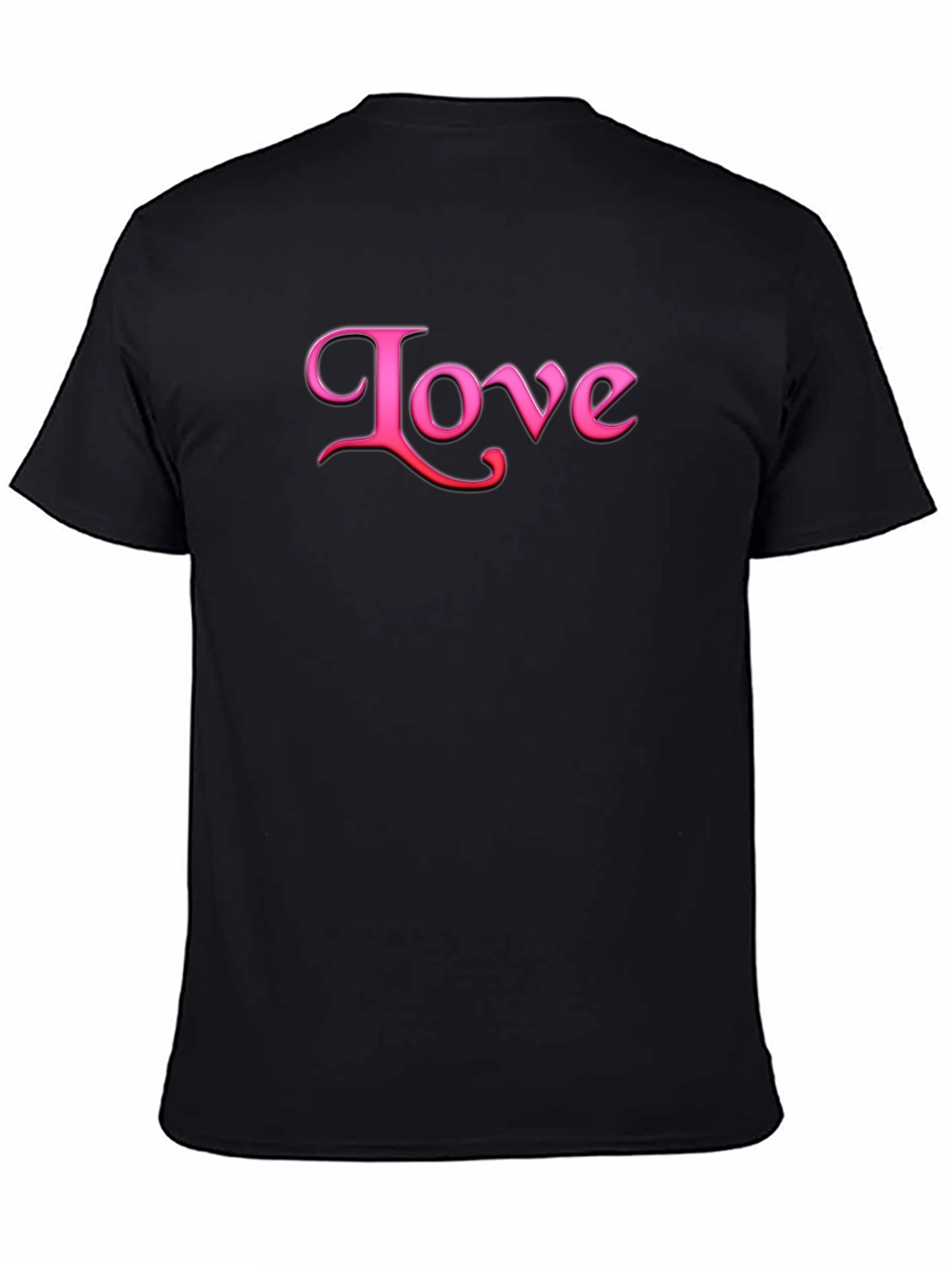Love Graphic Tee - Stylish Black T-Shirt