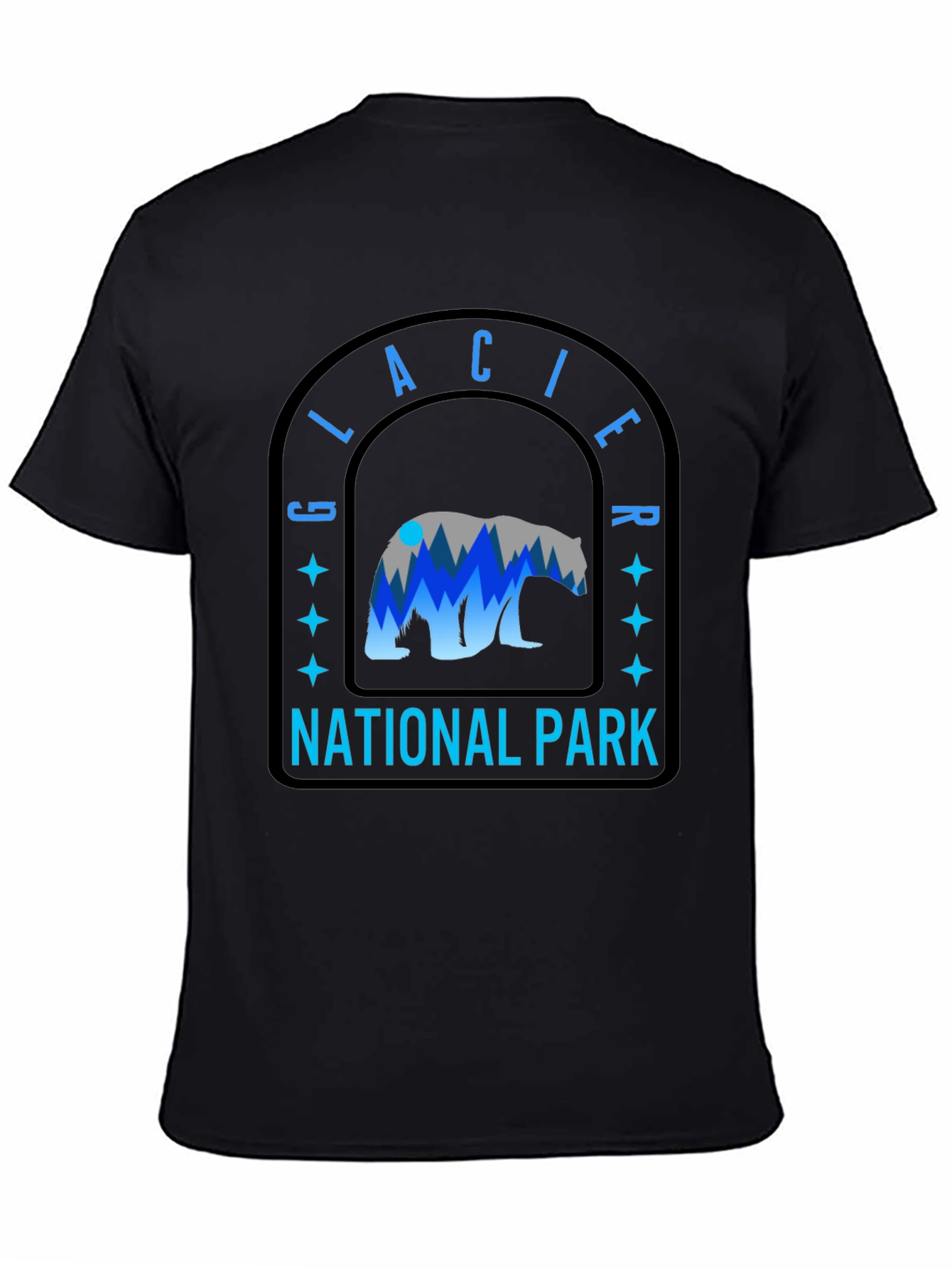 Glacier National Park Bear Graphic Tee