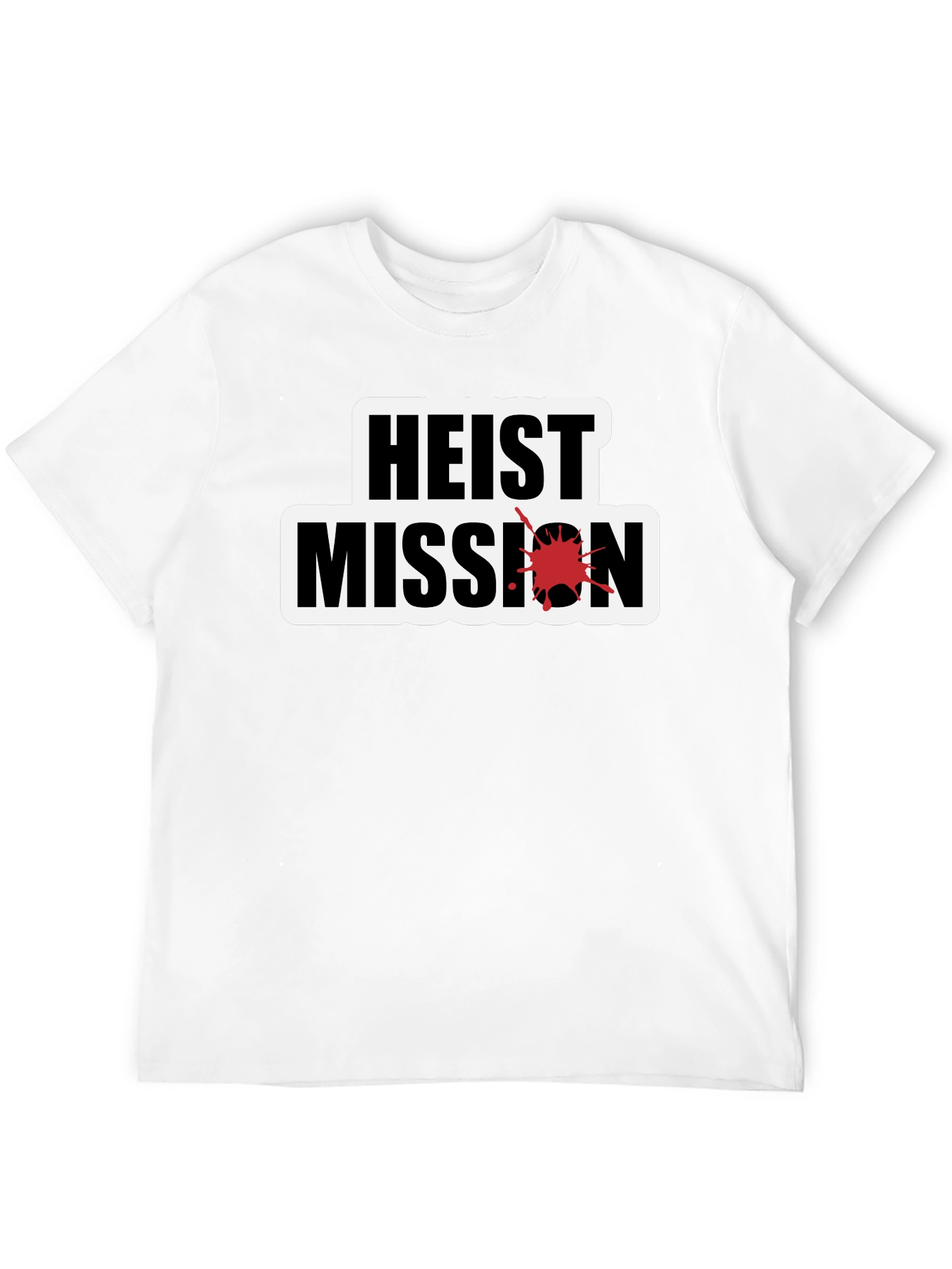 Heist Mission Graphic Tee - Black