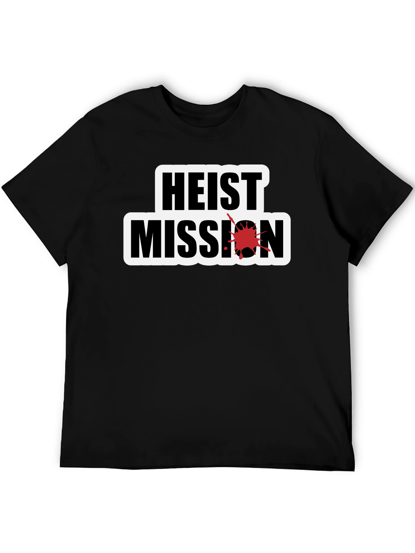 Heist Mission Graphic Tee - Black