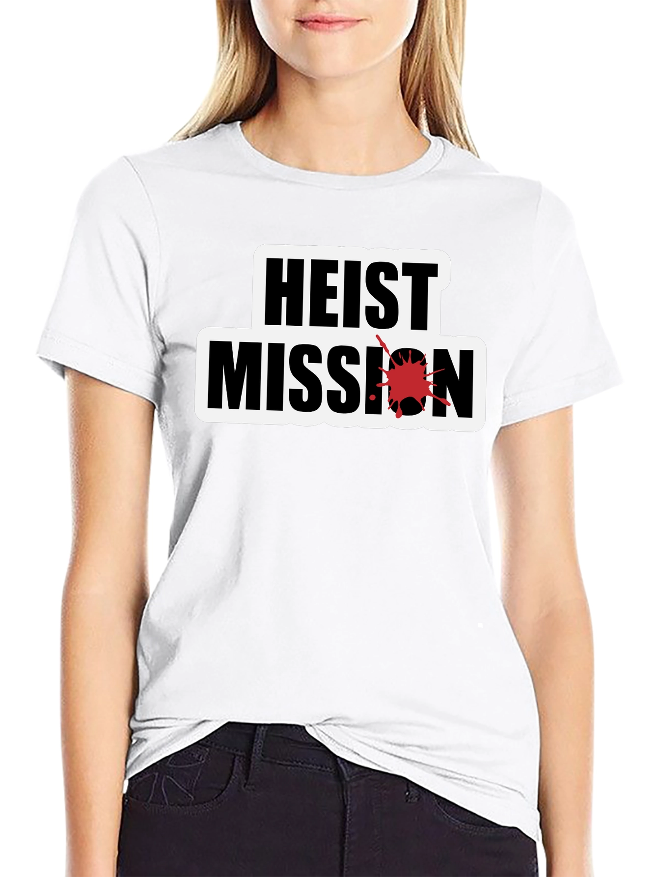 Heist Mission Graphic Tee - Black
