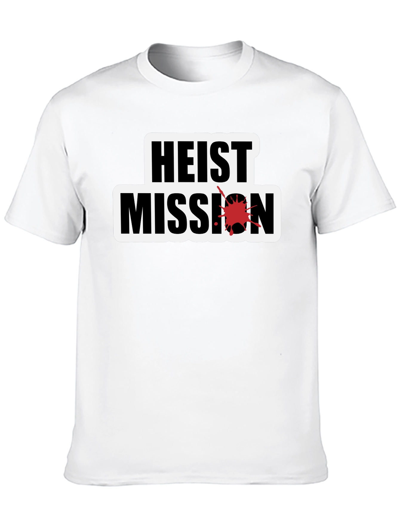 Heist Mission Graphic Tee - Black