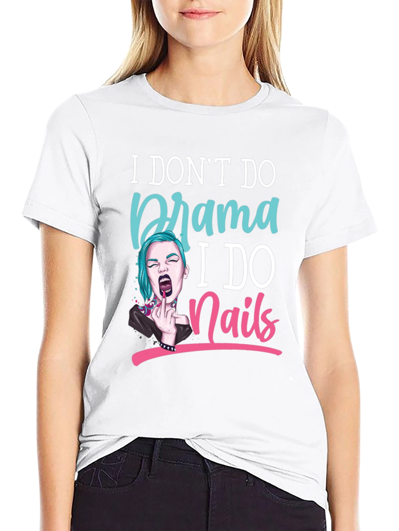 Drama Free Nail Technician T-Shirt