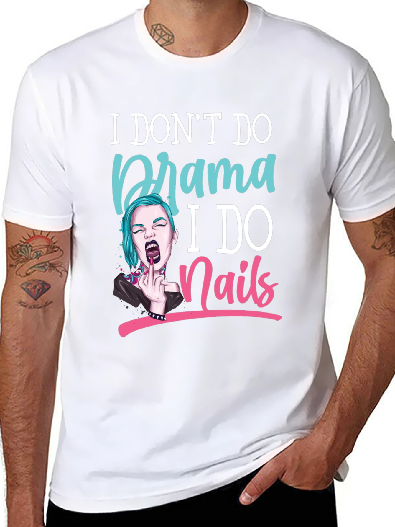 Drama Free Nail Technician T-Shirt