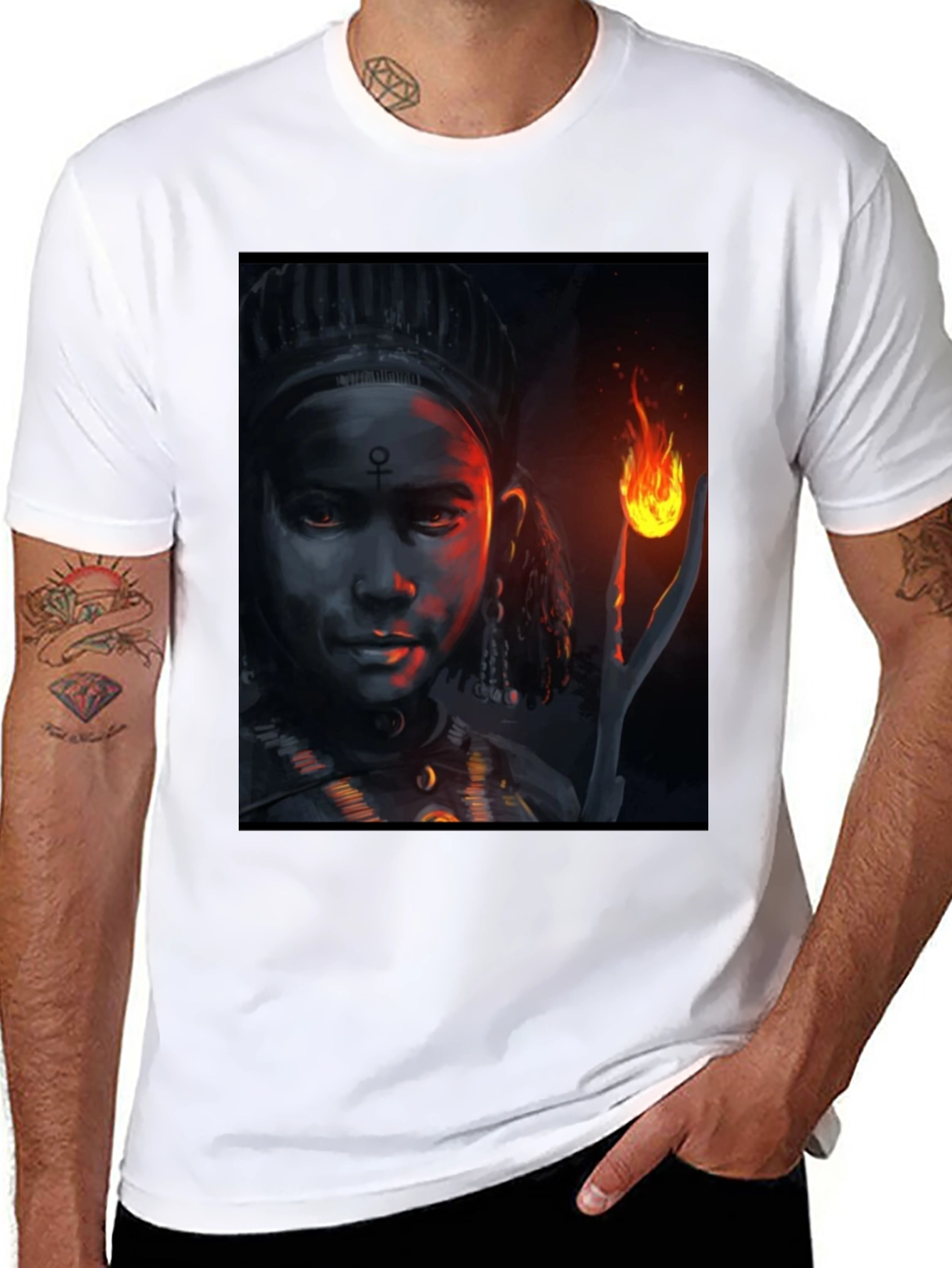 Mystic Fire T-Shirt - Unique Graphic Tee
