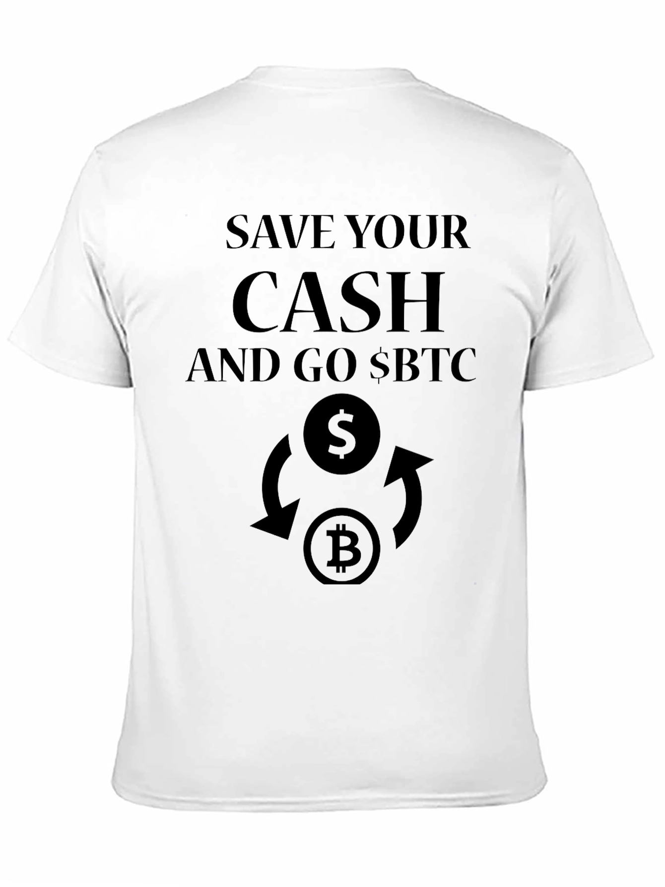 Save Your Cash BTC Tee - Crypto T-Shirt