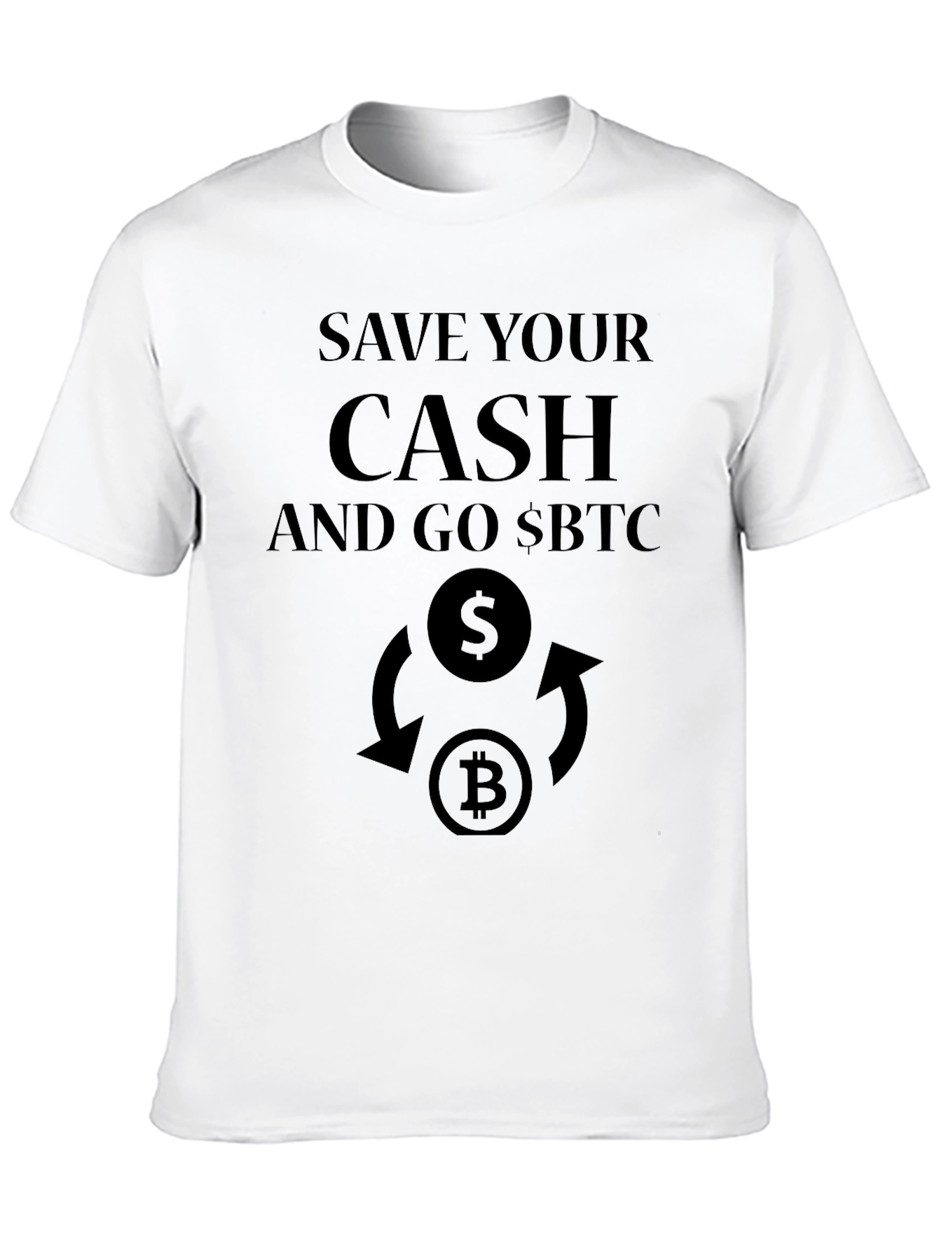 Save Your Cash BTC Tee - Crypto T-Shirt