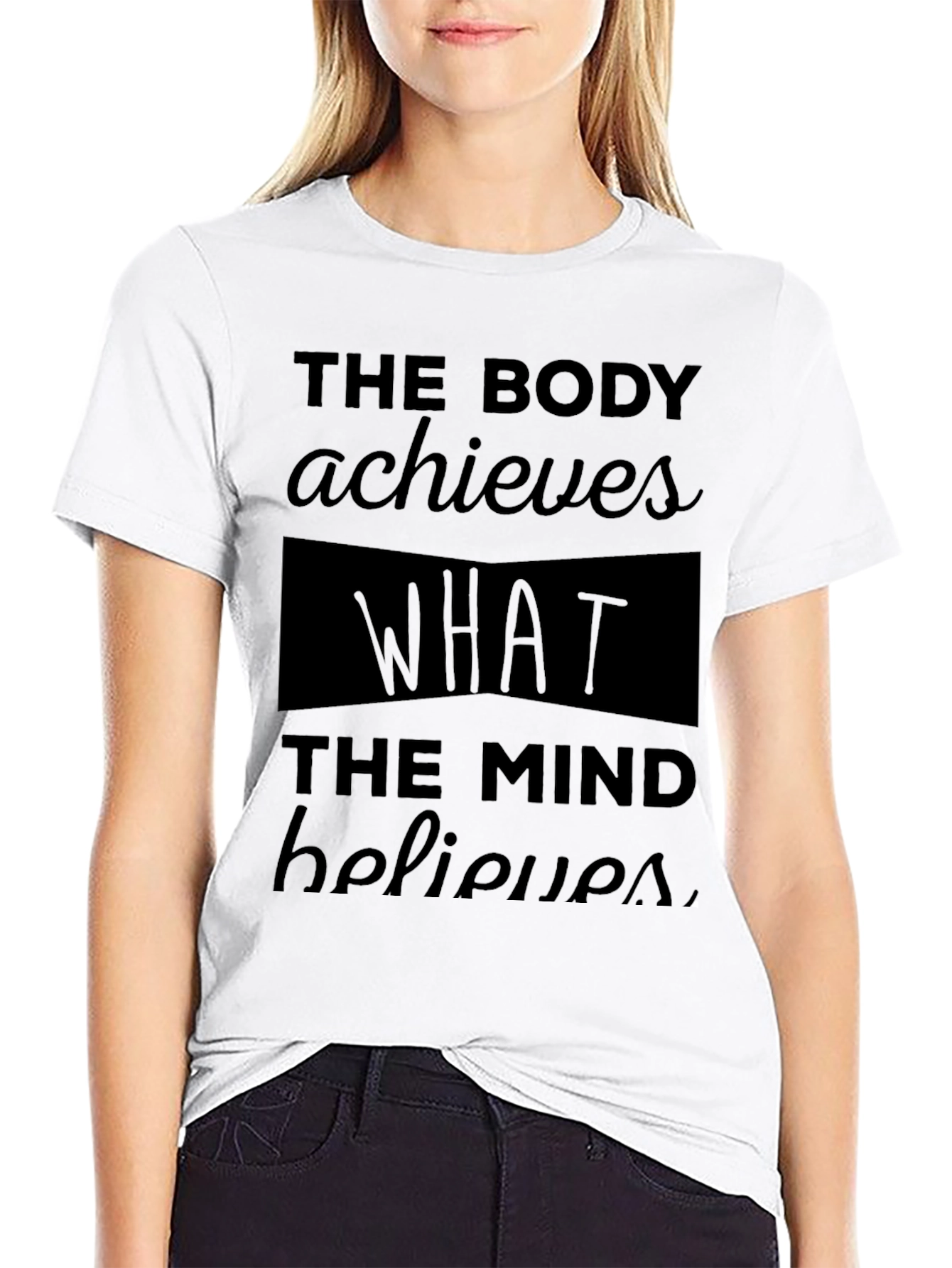 Motivational Fitness T-Shirt - The Body Achieves