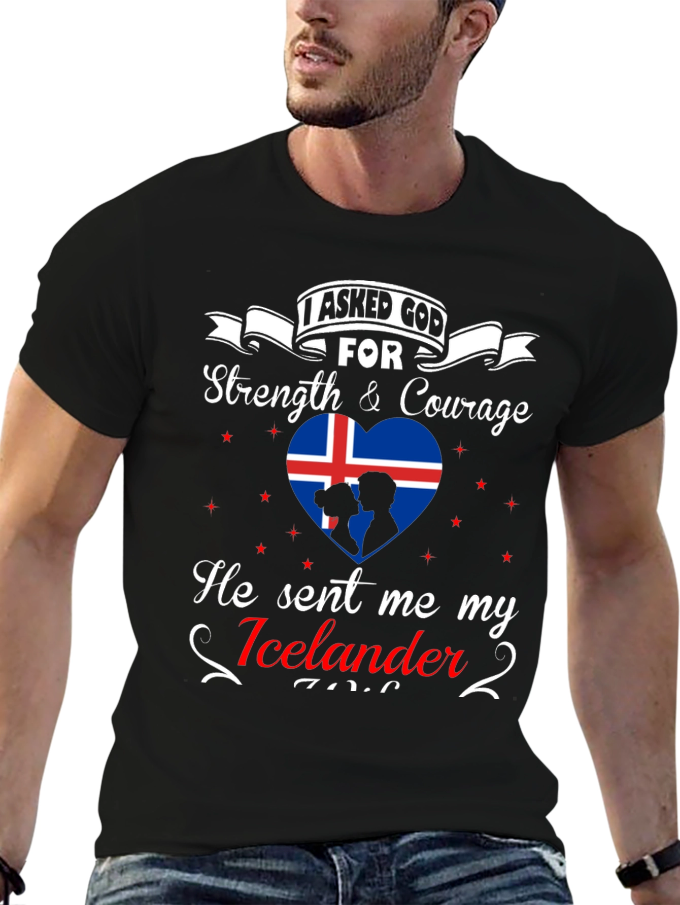 I Asked God For Strength & Courage T-Shirt
