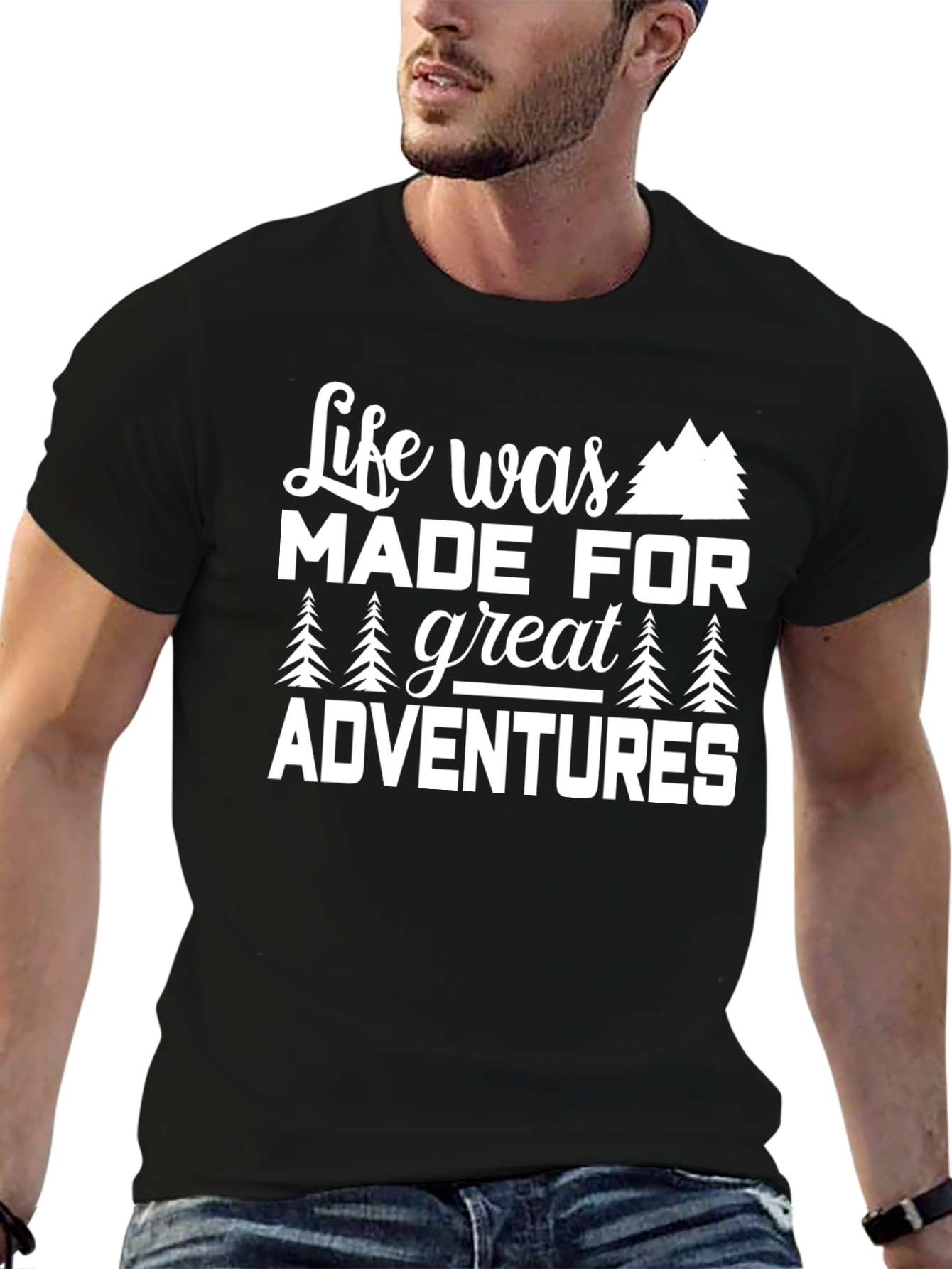 Life Was Made For Great Adventures Graphic Tee