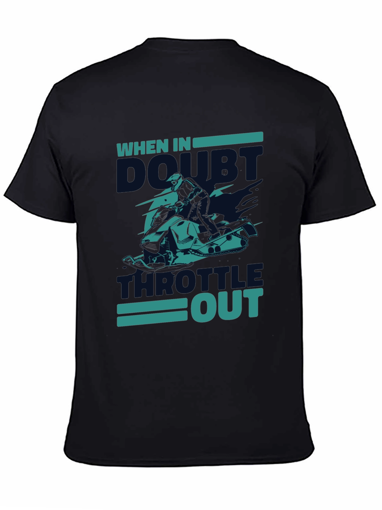 When In Doubt Throttle Out Graphic Tee
