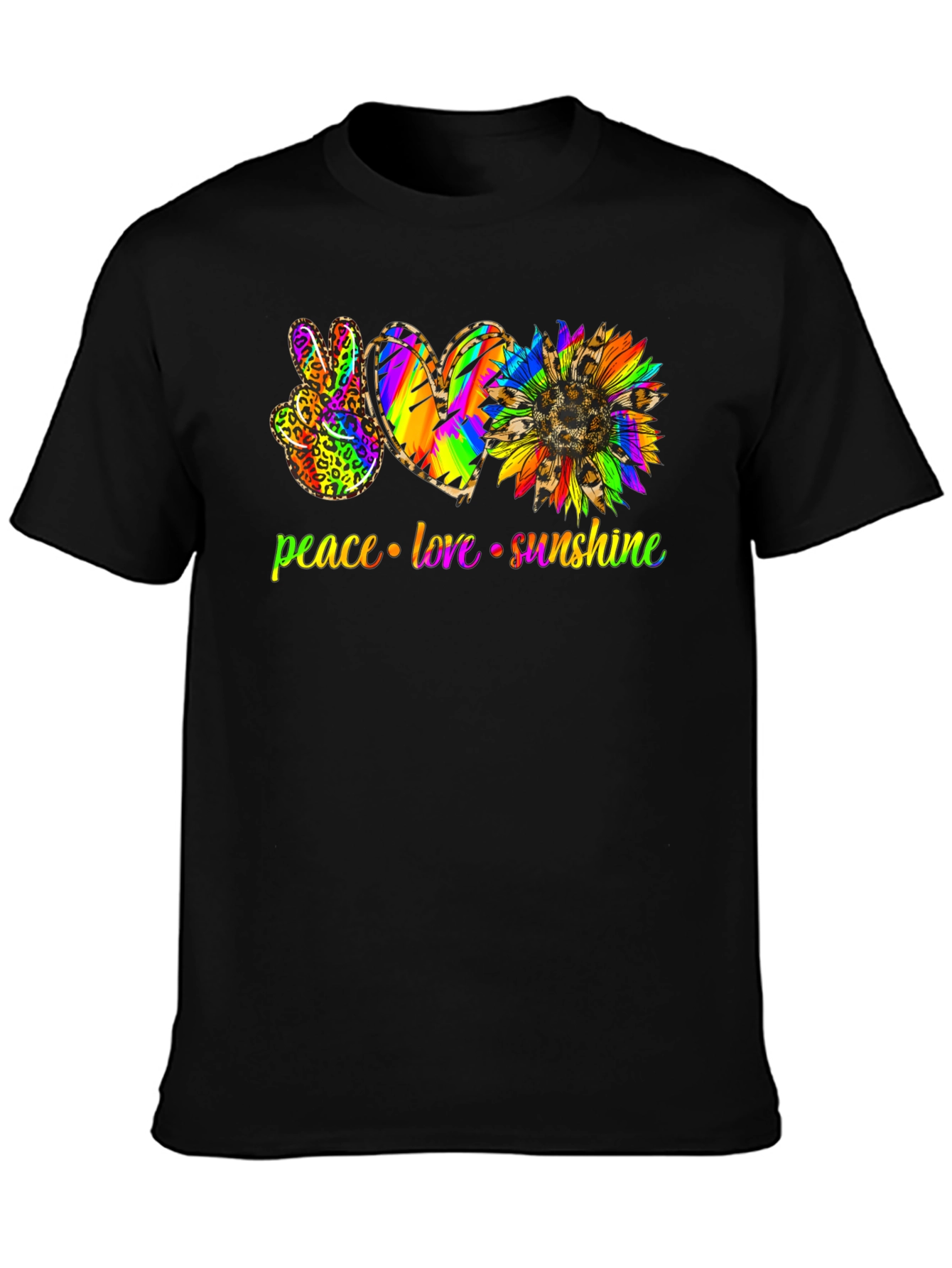 Peace Love Sunshine Graphic T-Shirt