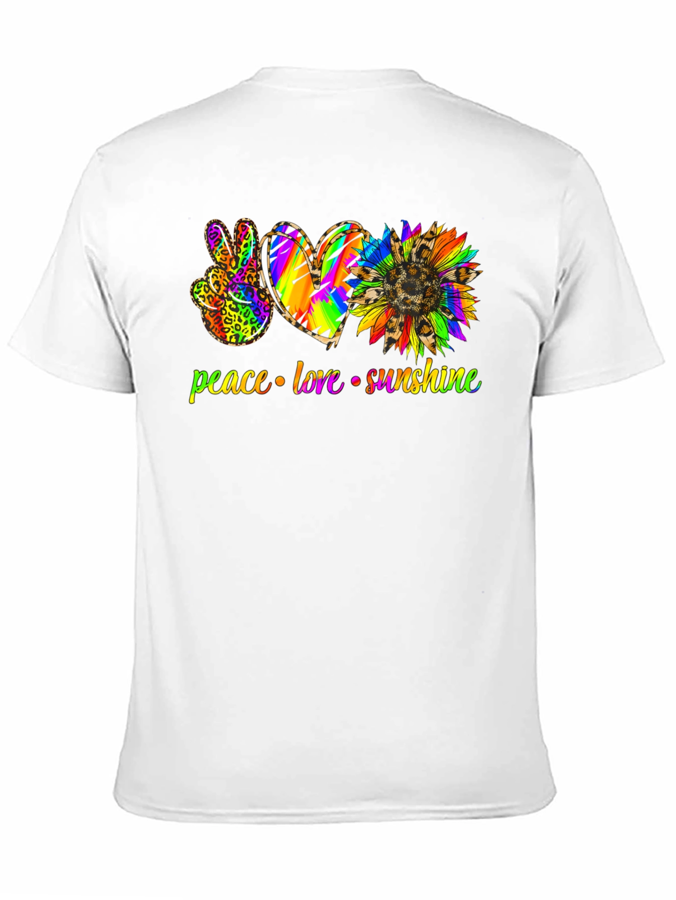 Peace Love Sunshine Graphic T-Shirt