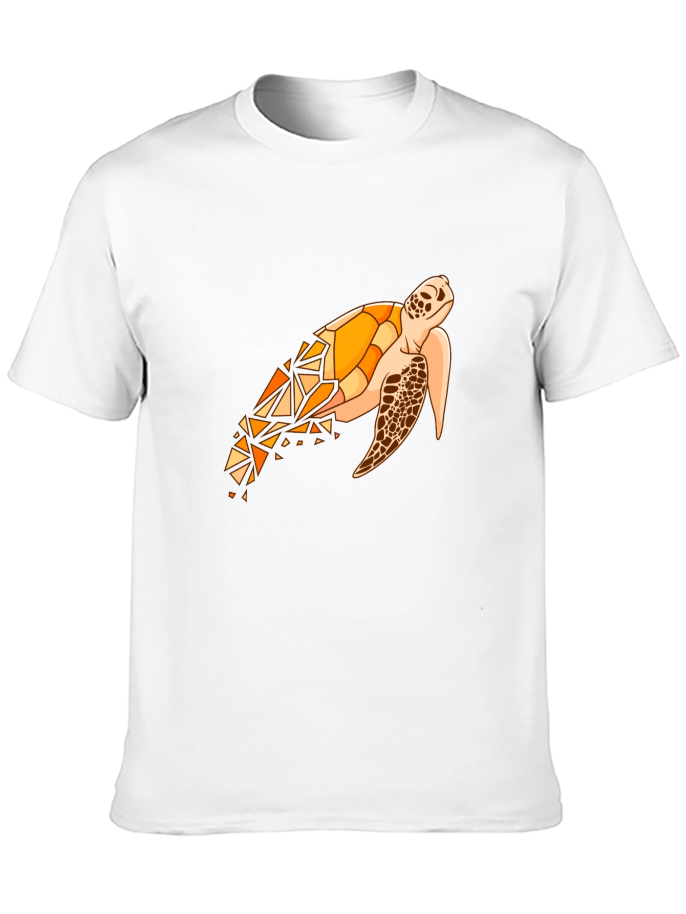 Geometric Sea Turtle Graphic Tee