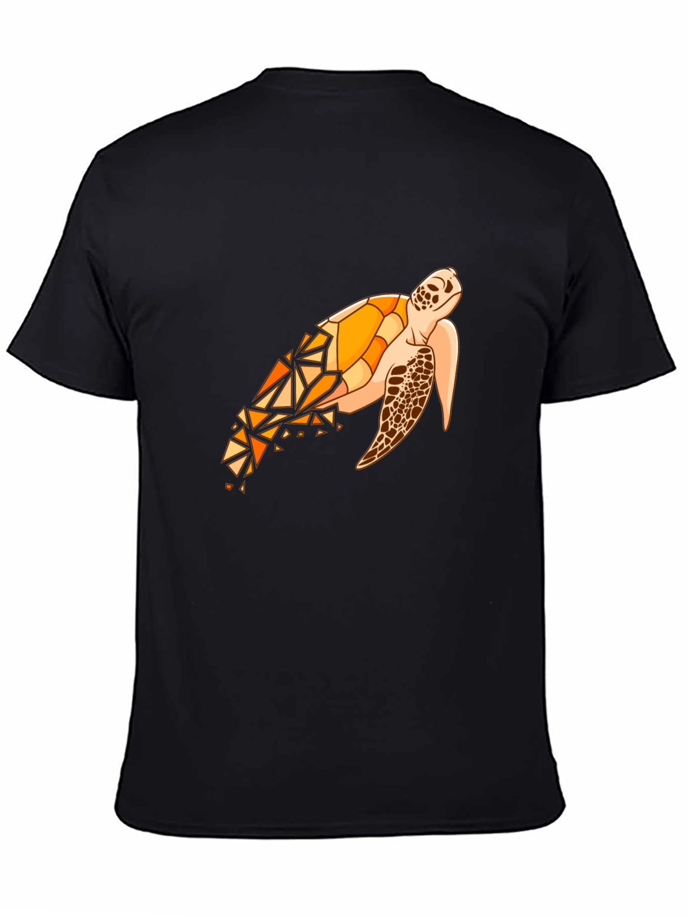 Geometric Sea Turtle Graphic Tee