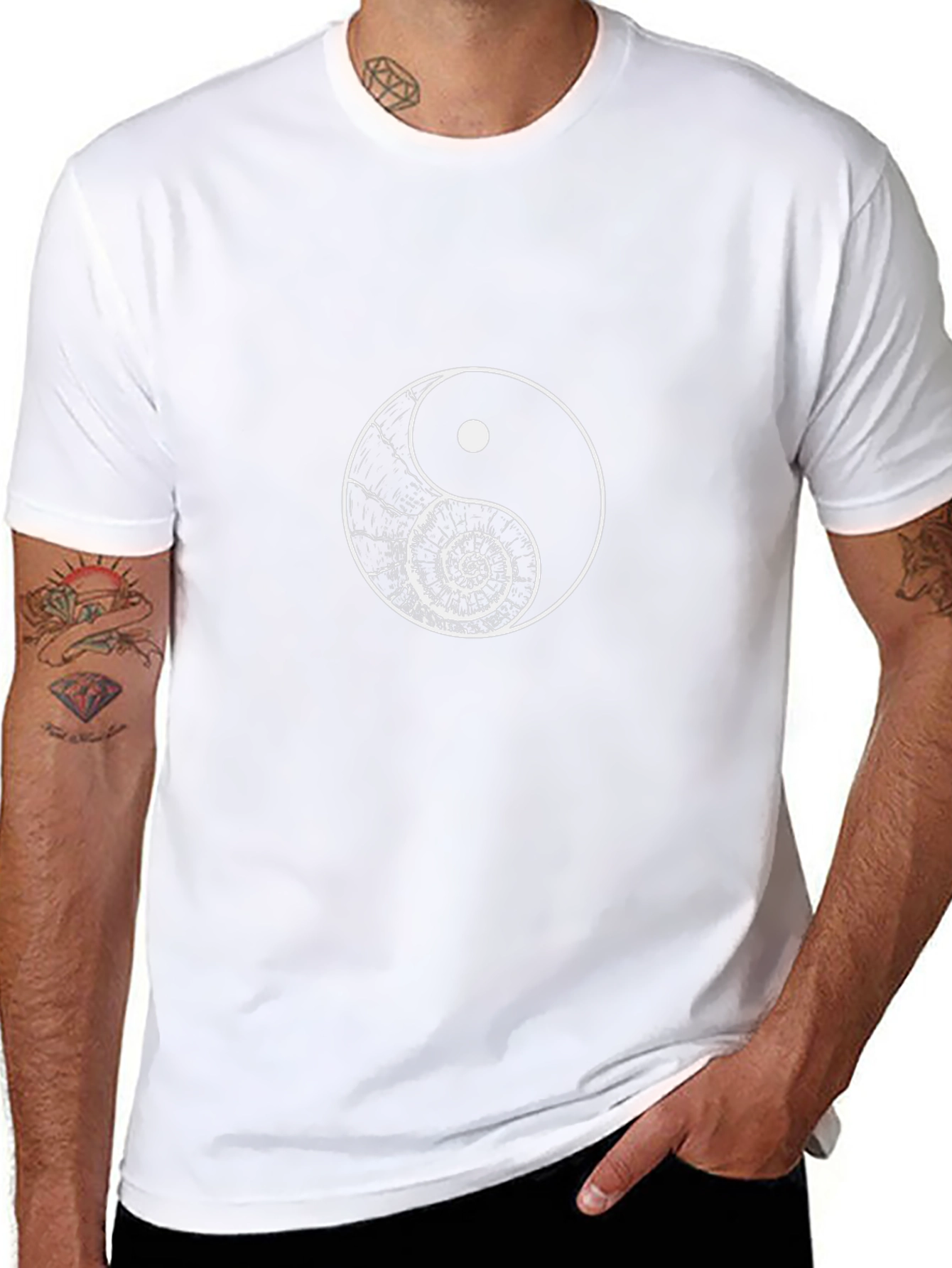 Yin Yang Graphic T-Shirt - Balance and Style