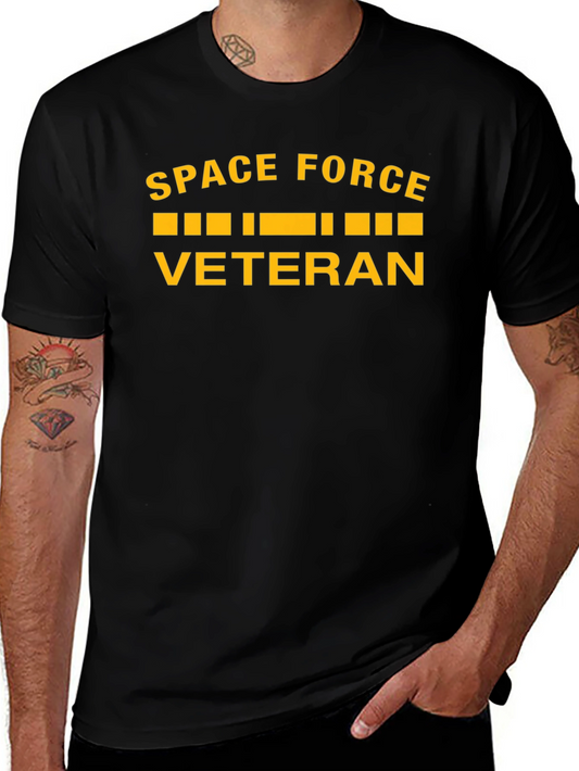 Space Force Veteran Graphic T-Shirt - Military Pride