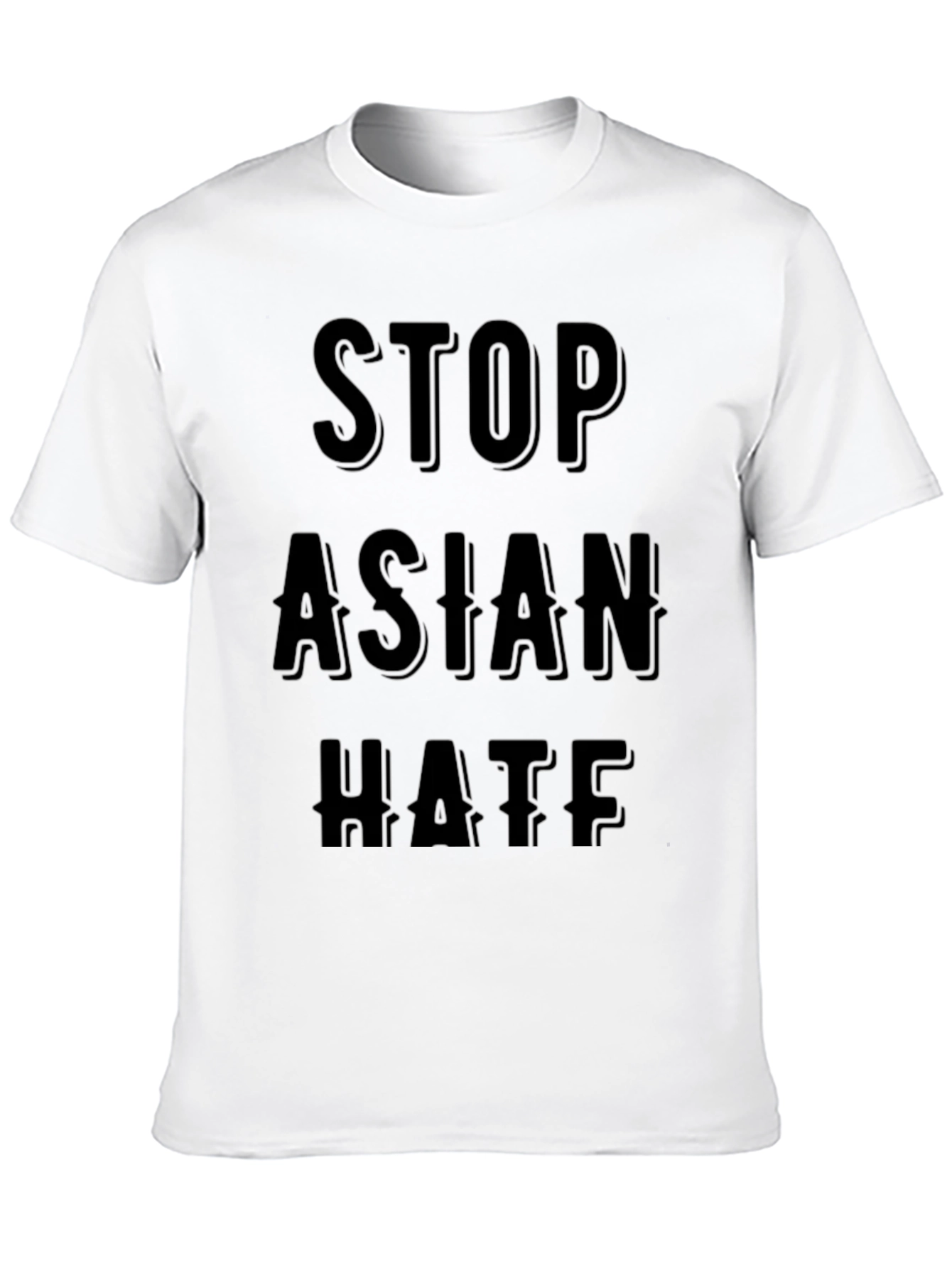 Stop Asian Hate Black T-Shirt