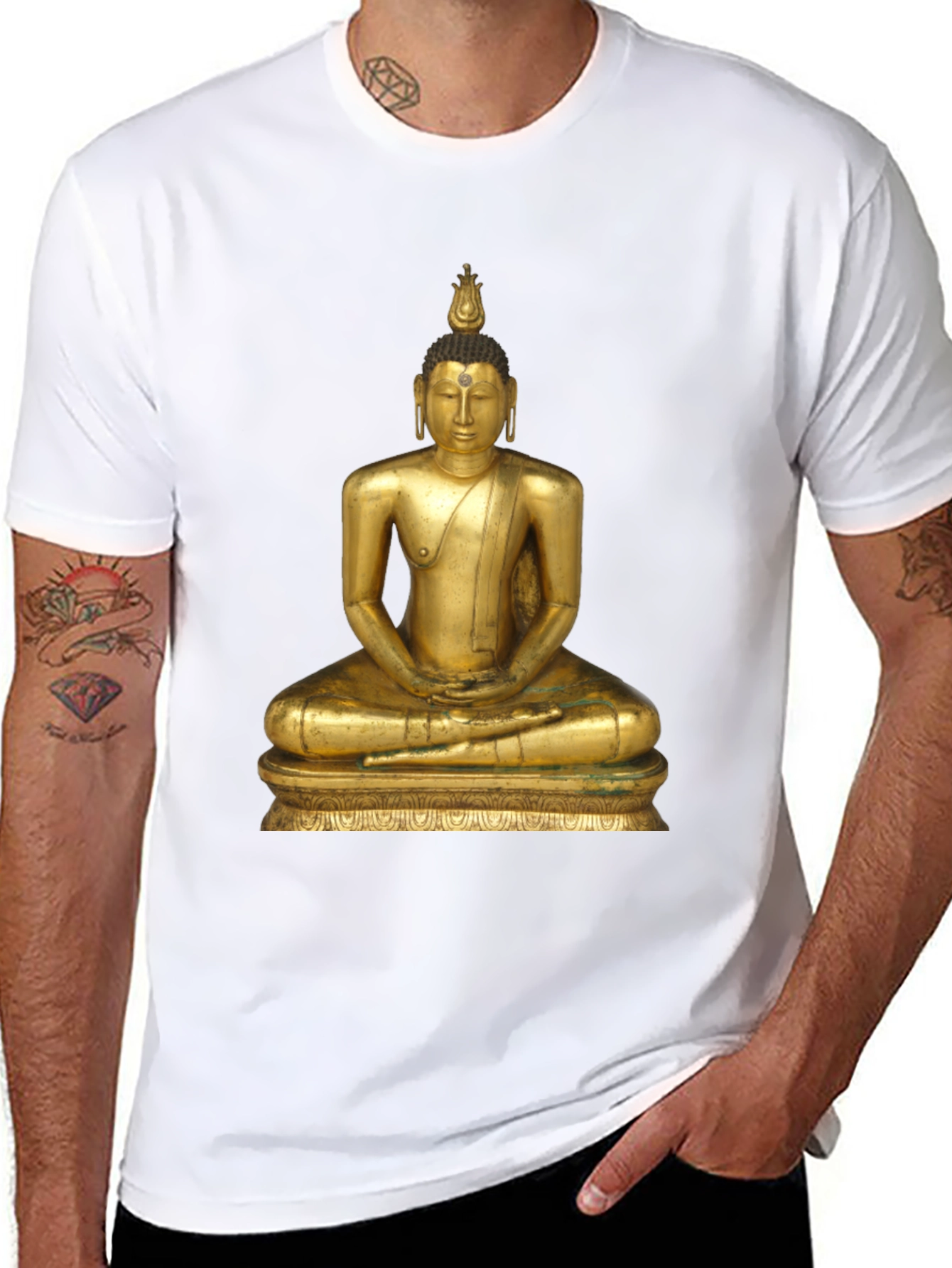 Buddha Graphic Tee - Spiritual Zen Style