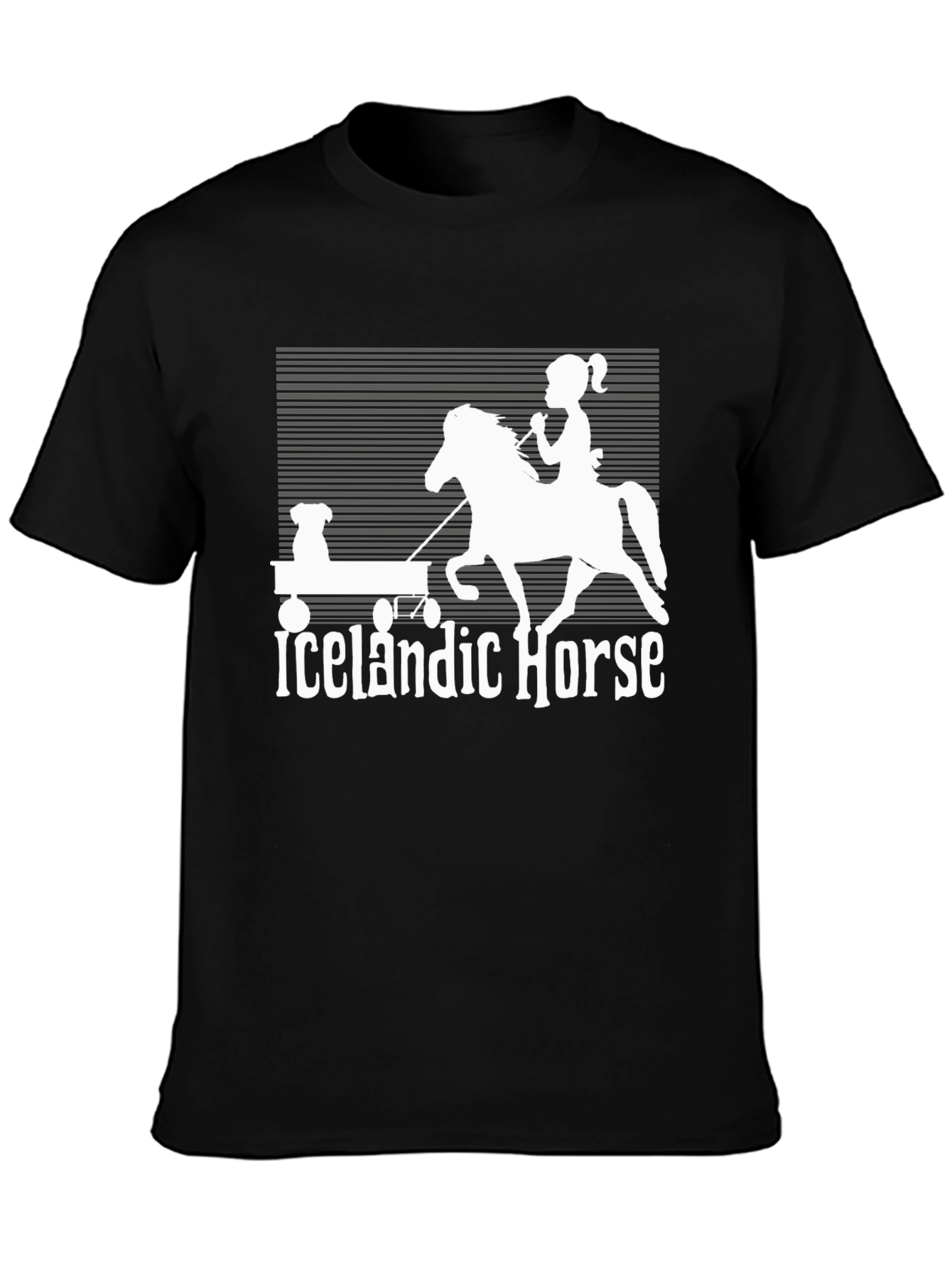 Icelandic Horse Graphic T-Shirt