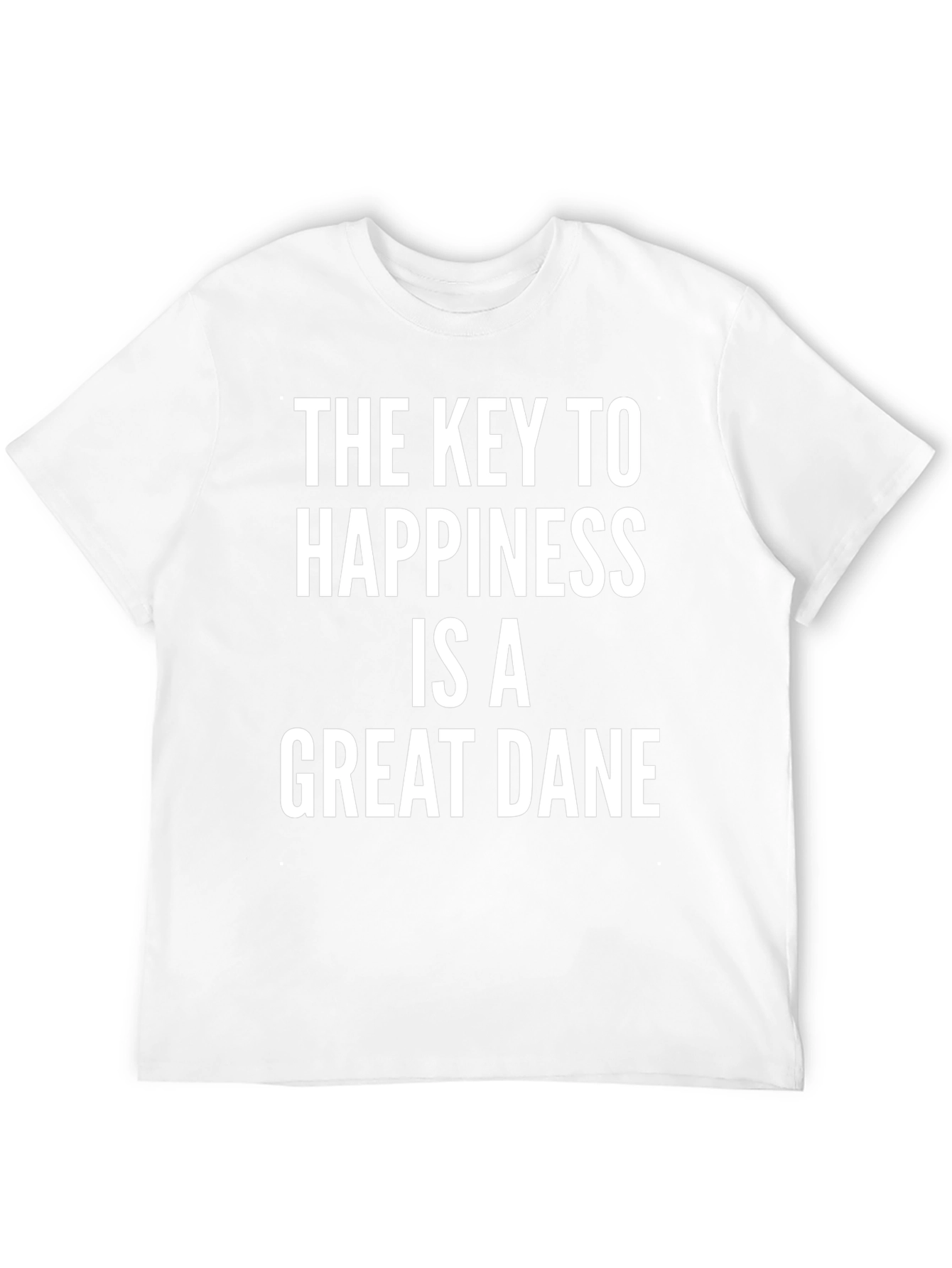 Great Dane Happiness T-Shirt - Black