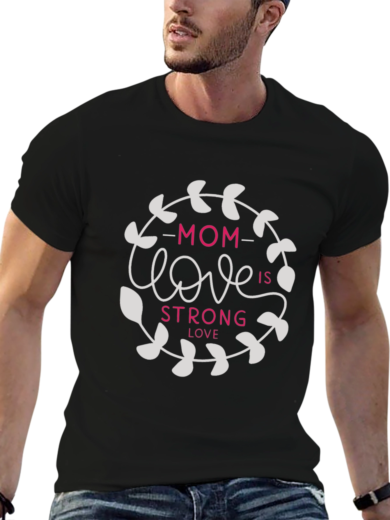 Mom Love is Strong Graphic Tee