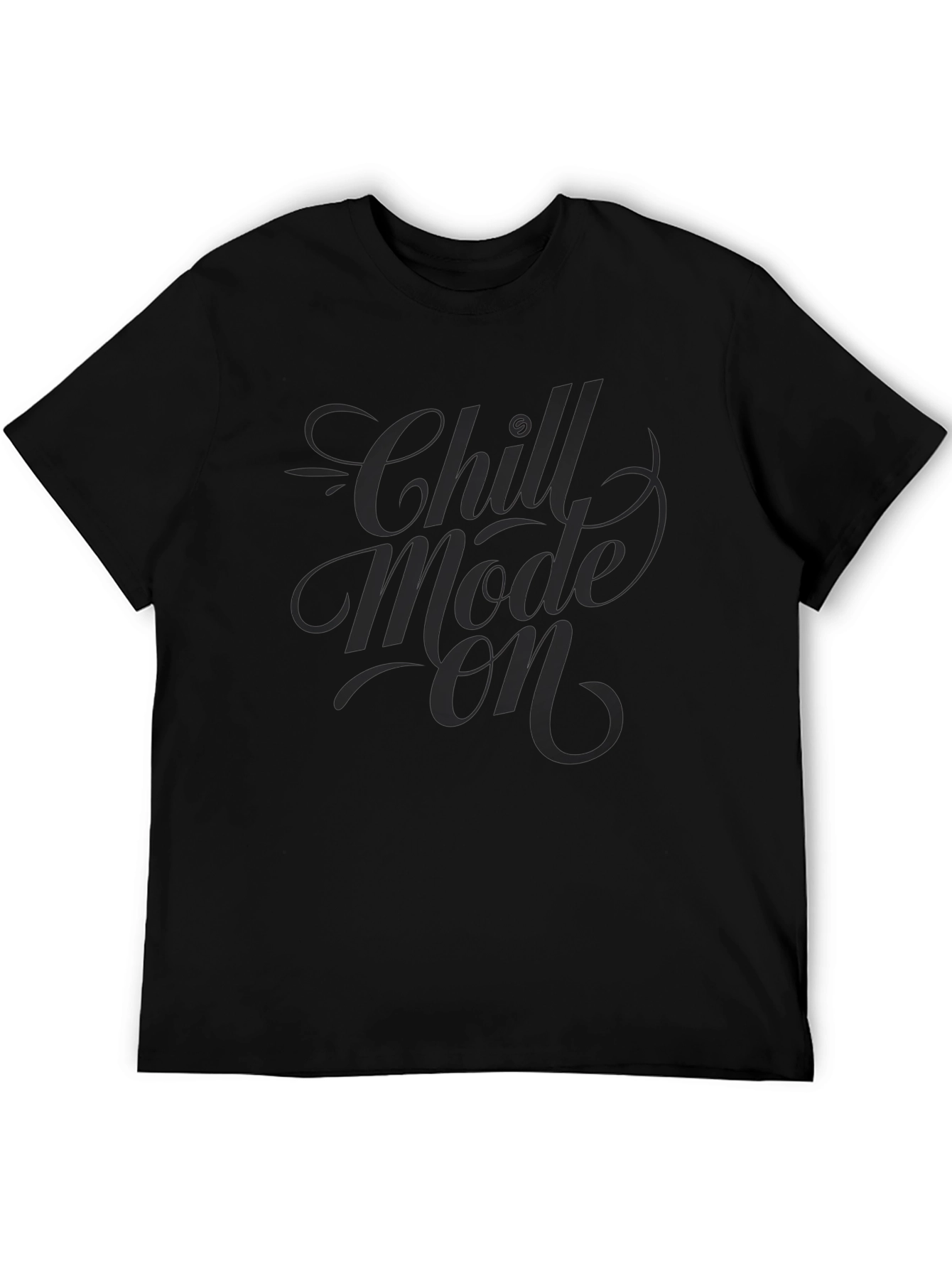 Chill Mode On Graphic Tee - Relaxed Style
